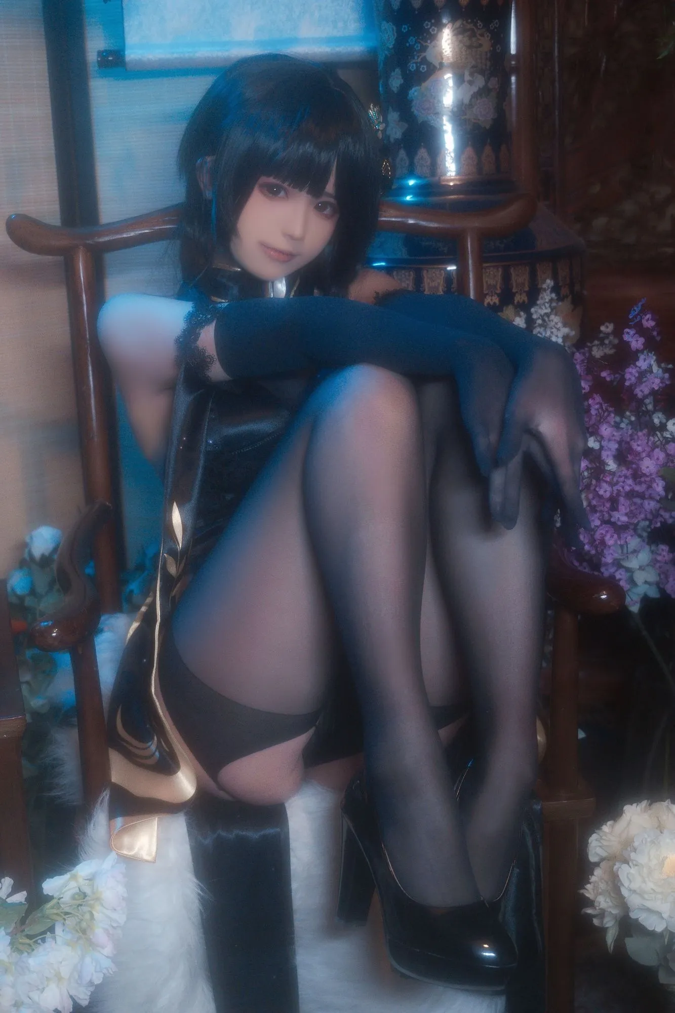 图片[3]-No.027 – 碧蓝航线 镇海 旗袍 [44P]-coswz-cos王者