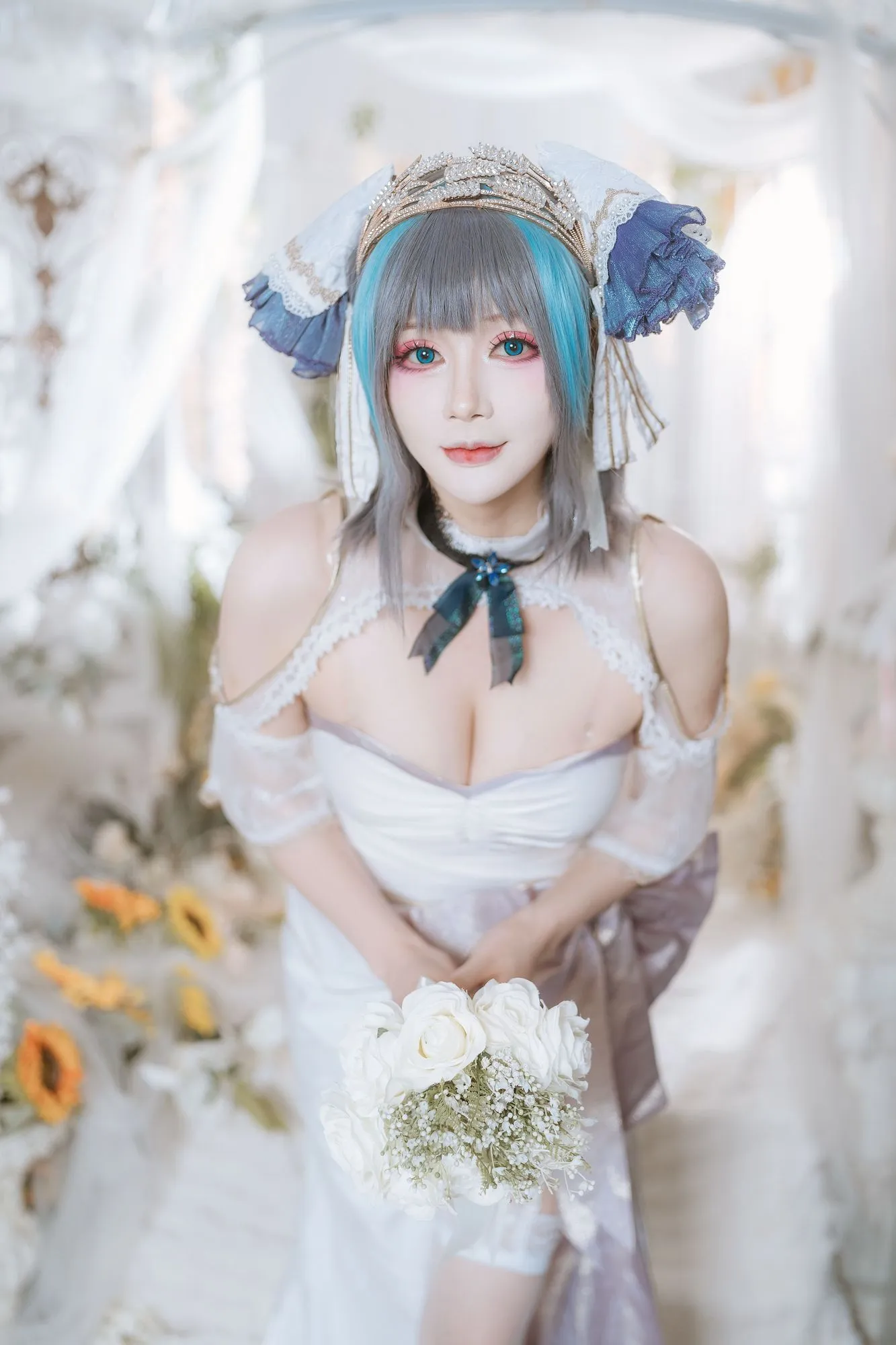 图片[2]-No.009 – 碧蓝航线 柴郡 礼服 [40P]-coswz-cos王者