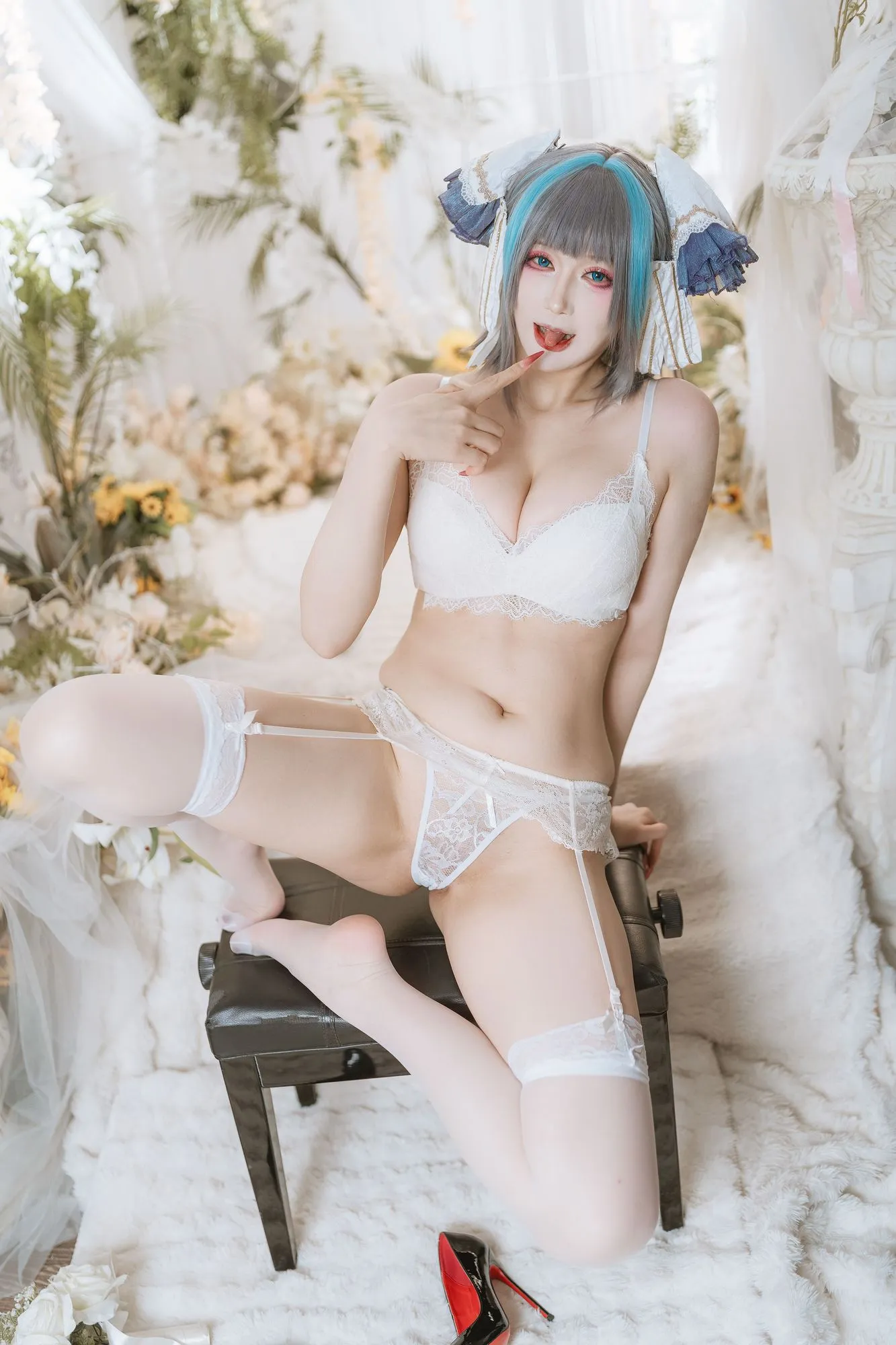 图片[5]-No.009 – 碧蓝航线 柴郡 礼服 [40P]-coswz-cos王者
