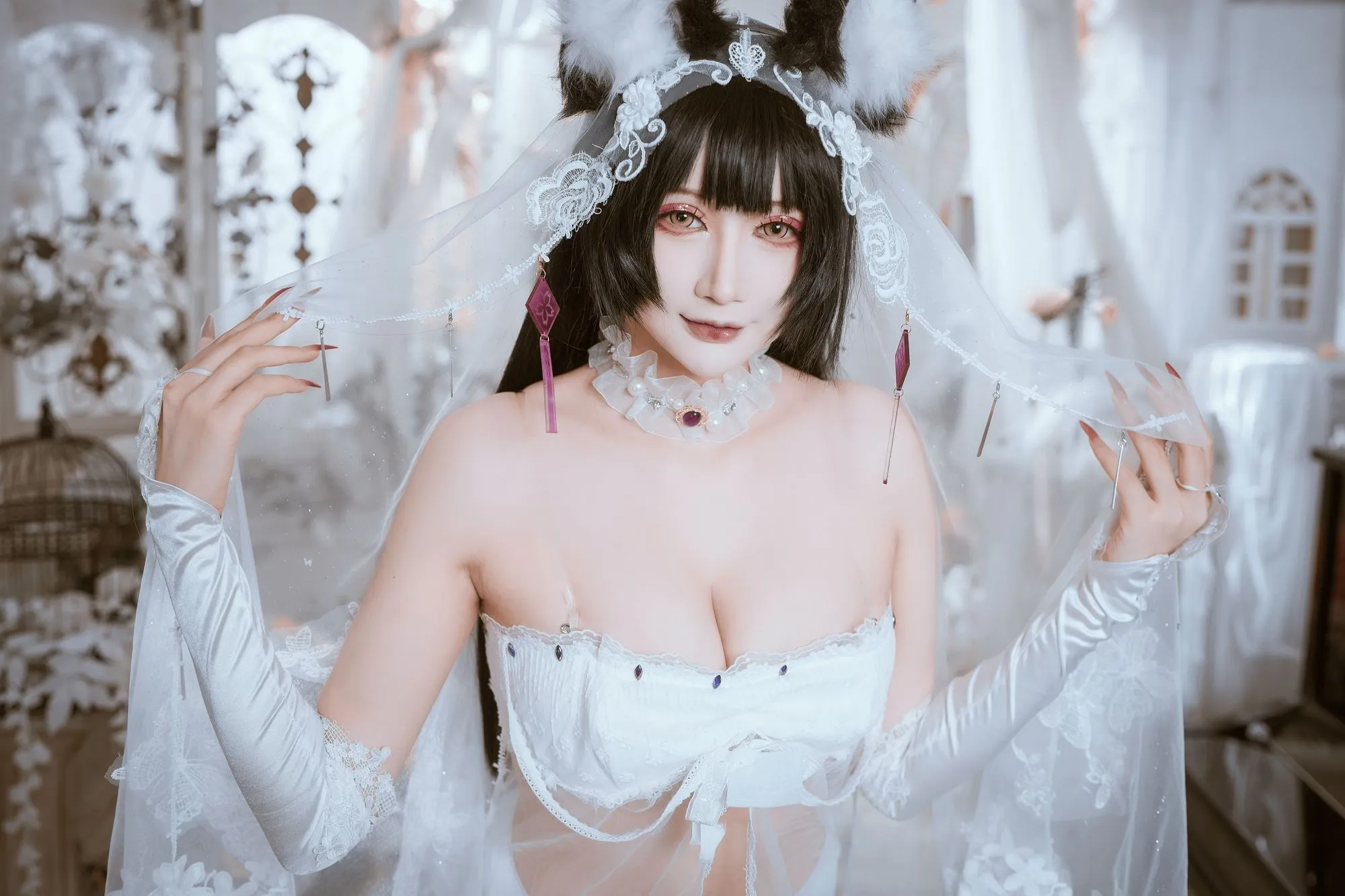 图片[4]-No.010 – 碧蓝航线 武藏花嫁 [40P]-coswz-cos王者