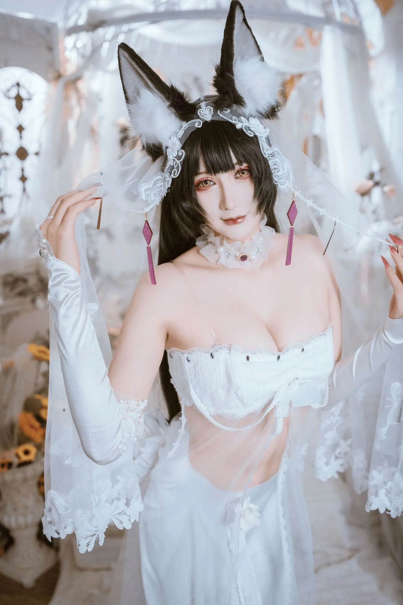图片[3]-No.010 – 碧蓝航线 武藏花嫁 [40P]-coswz-cos王者