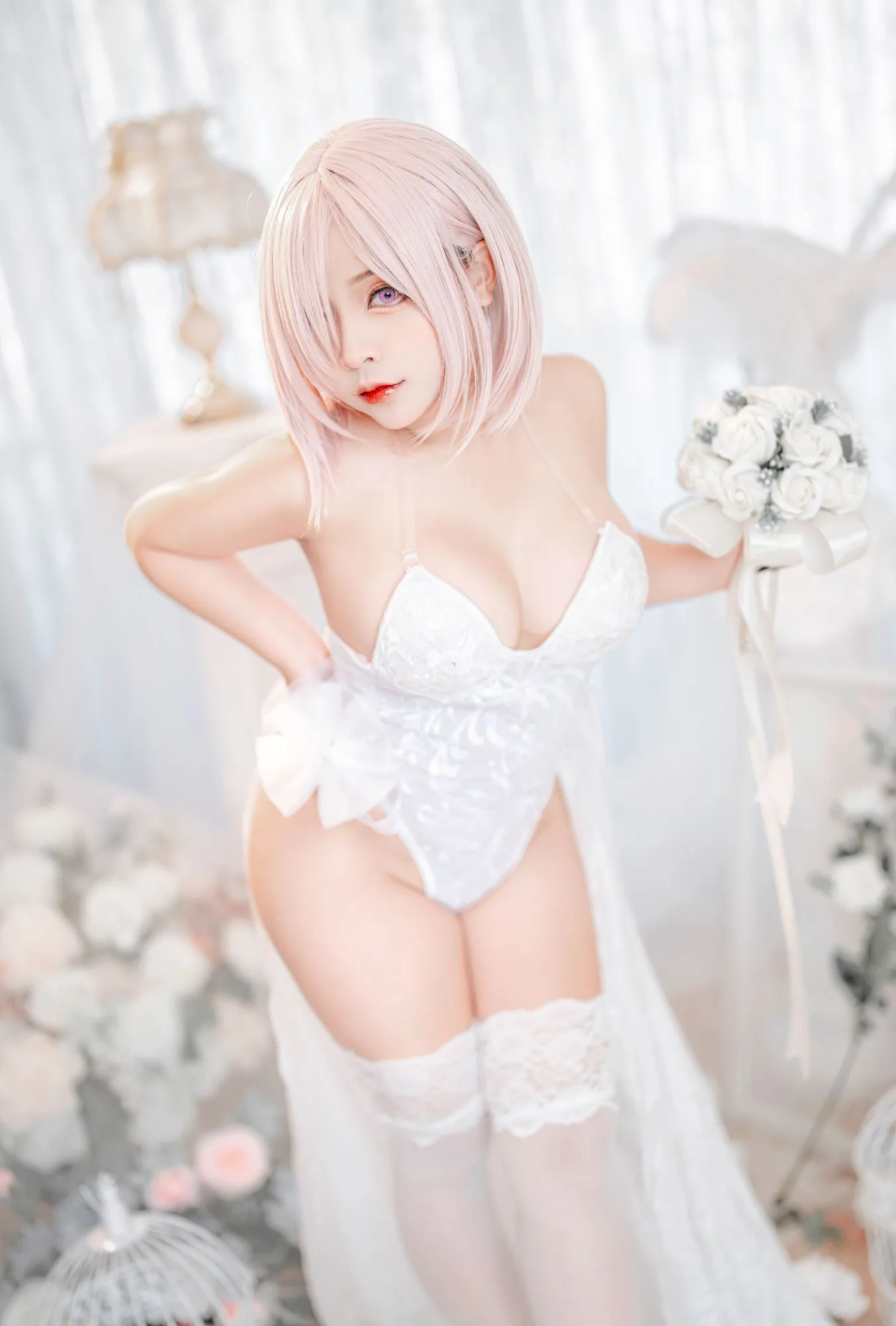 图片[2]-No.020 – FateGrand Order Mashu Kyrielight [57P 8V]-coswz-cos王者
