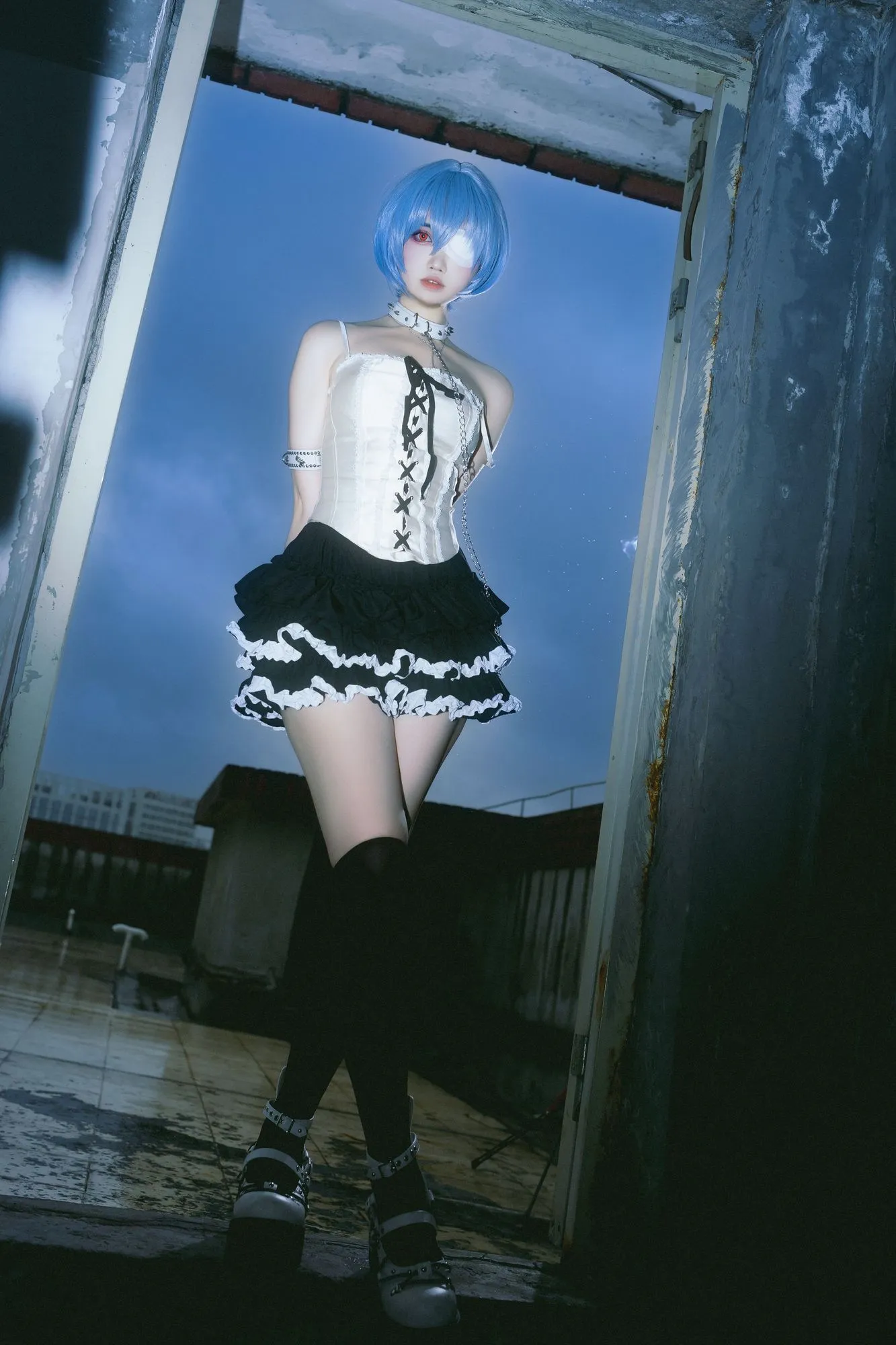 图片[2]-No.014 – 雨后天台 [35P]-coswz-cos王者