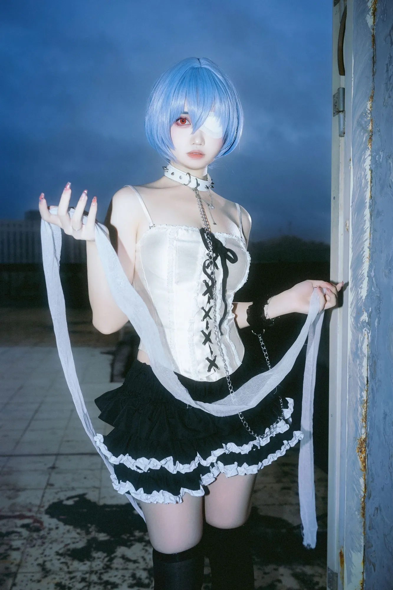 图片[3]-No.014 – 雨后天台 [35P]-coswz-cos王者