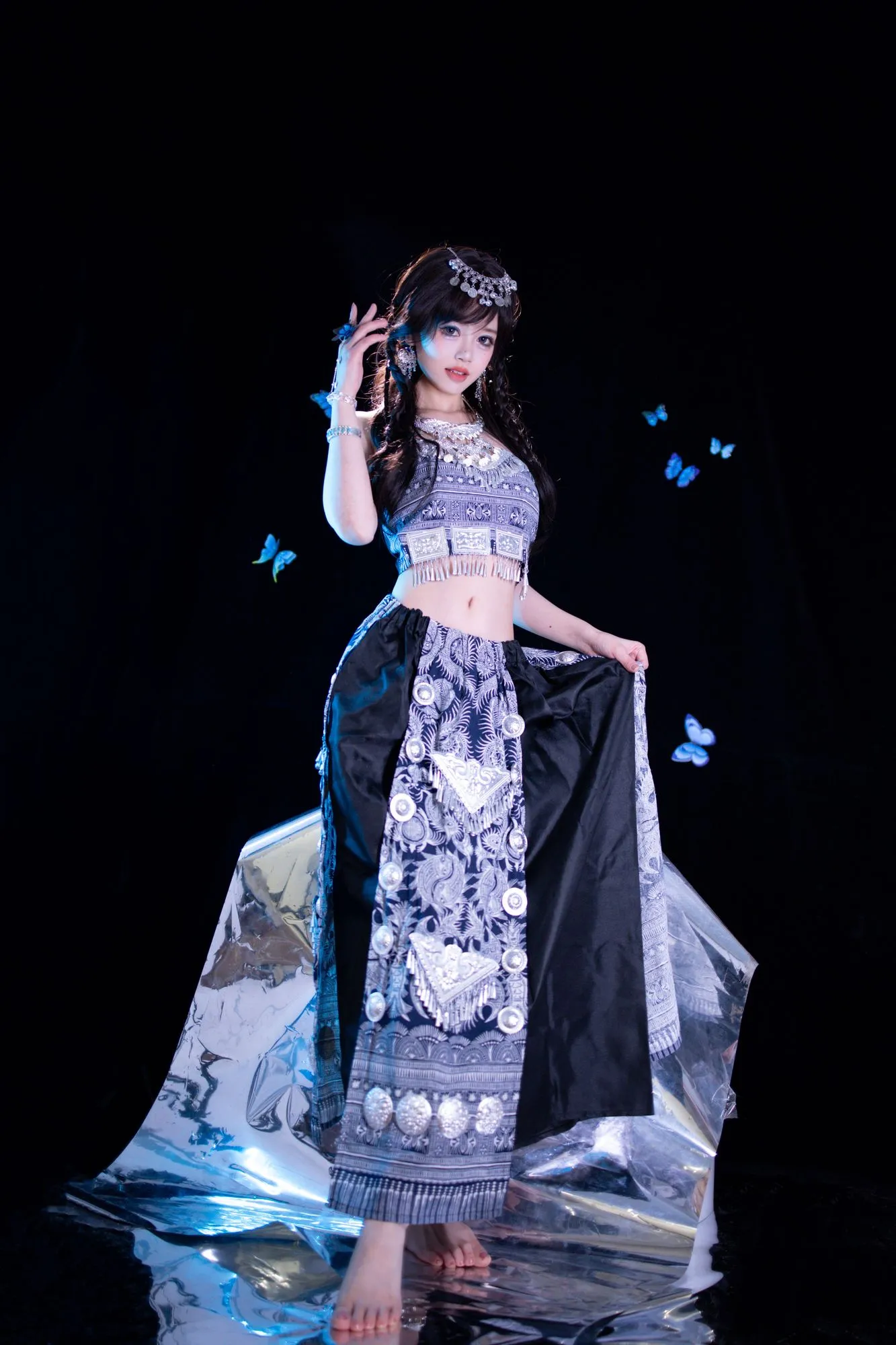 图片[2]-No.009 – 苗疆蓝蝶 [30P]-coswz-cos王者