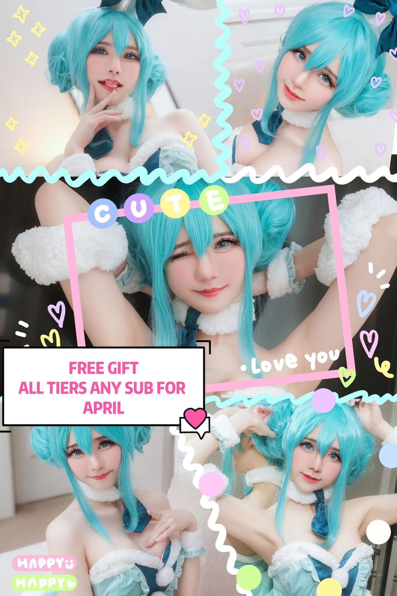 图片[2]-No.061 – Miku bunnygir [20P]-coswz-cos王者