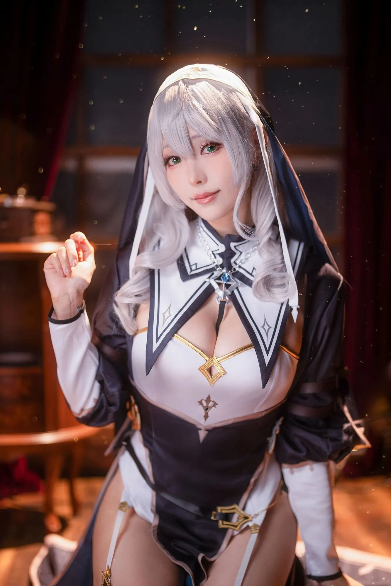 图片[4]-No.105 – Shirogane noel~Nun [27P 13V]-coswz-cos王者