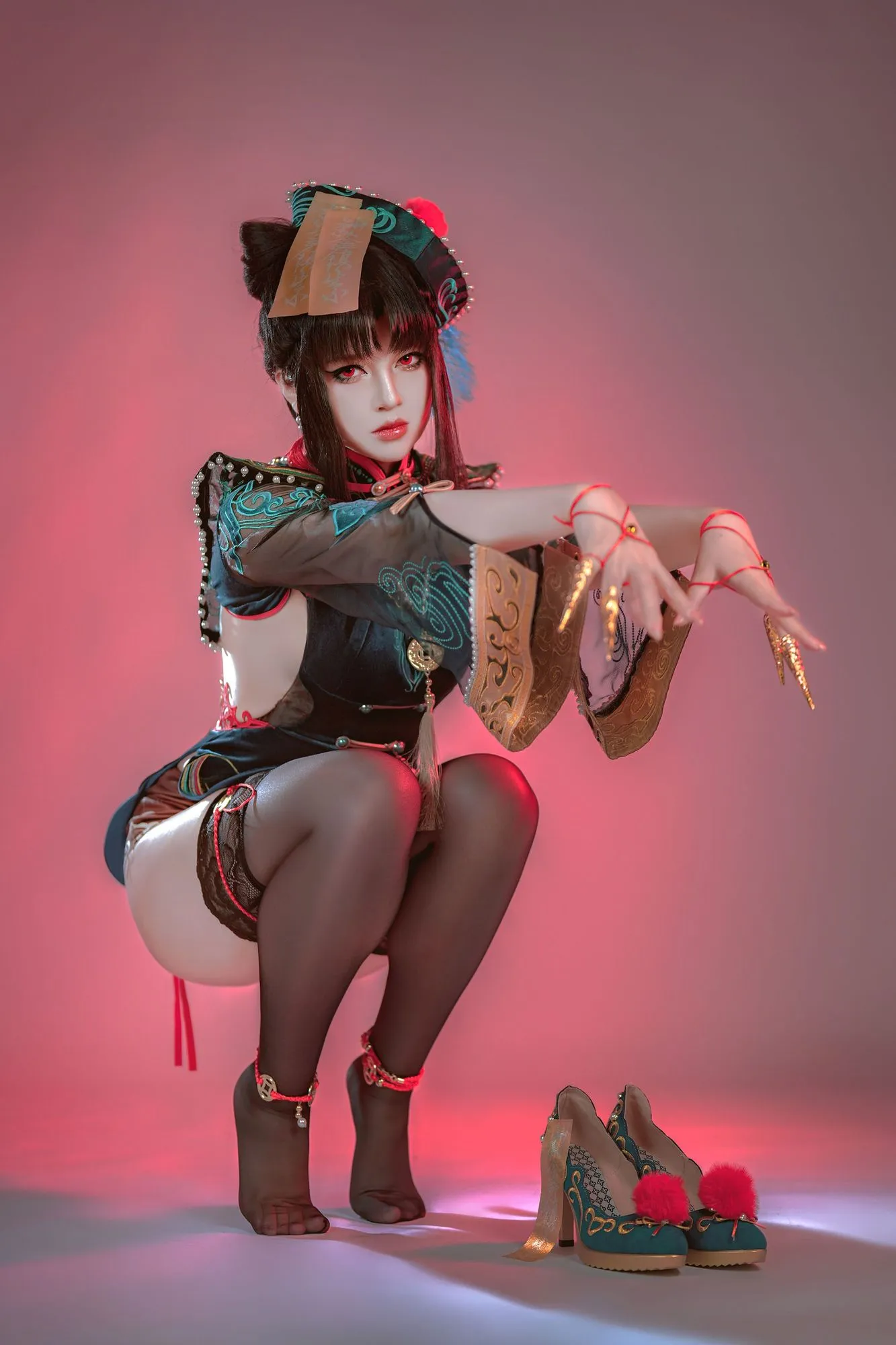 图片[6]-No.069 – 玉玲珑 僵尸娘 [24P 2V]-coswz-cos王者