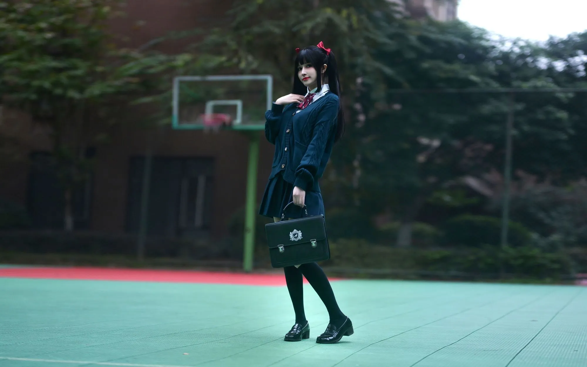 图片[4]-No.005 – 少女的悸动XJK双马尾 [120P 1V]-coswz-cos王者