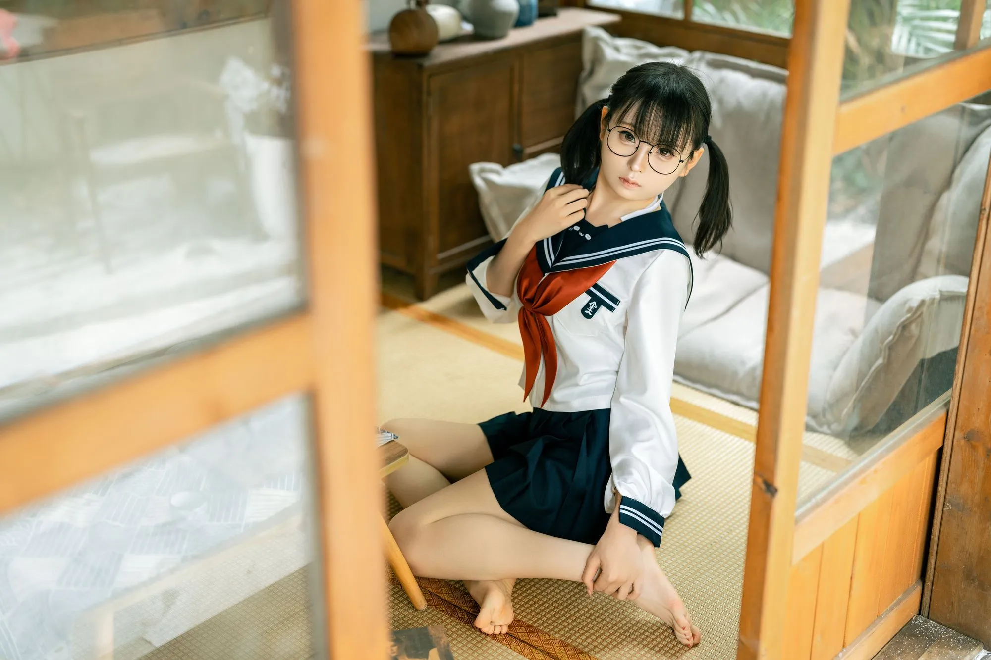 图片[3]-No.007 – 居家双马尾合集 [79P 1V]-coswz-cos王者