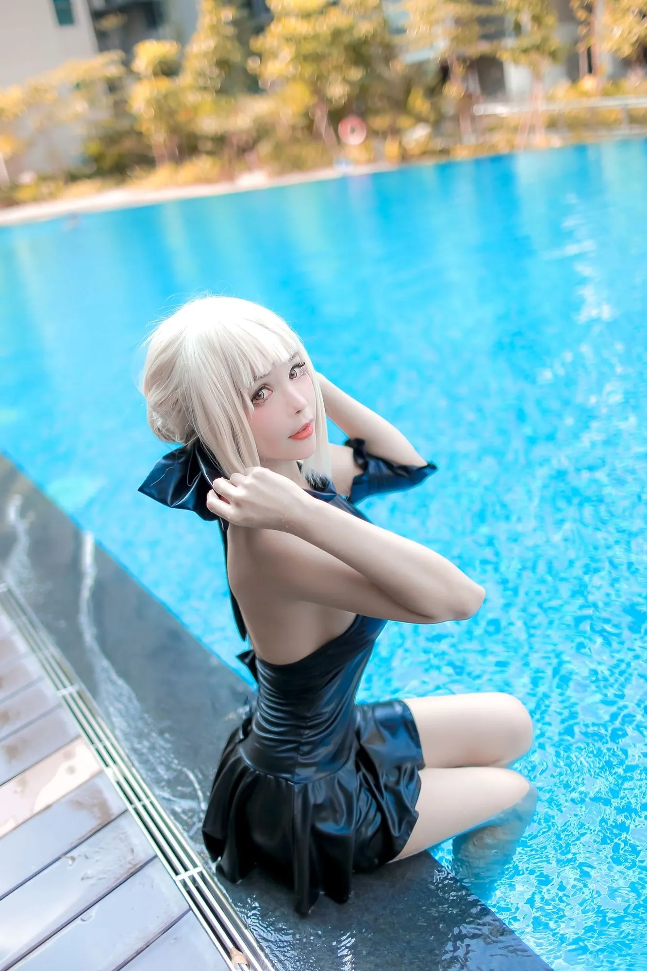 图片[4]-No.010 – Saber Alter Swim Suit [29P]-coswz-cos王者