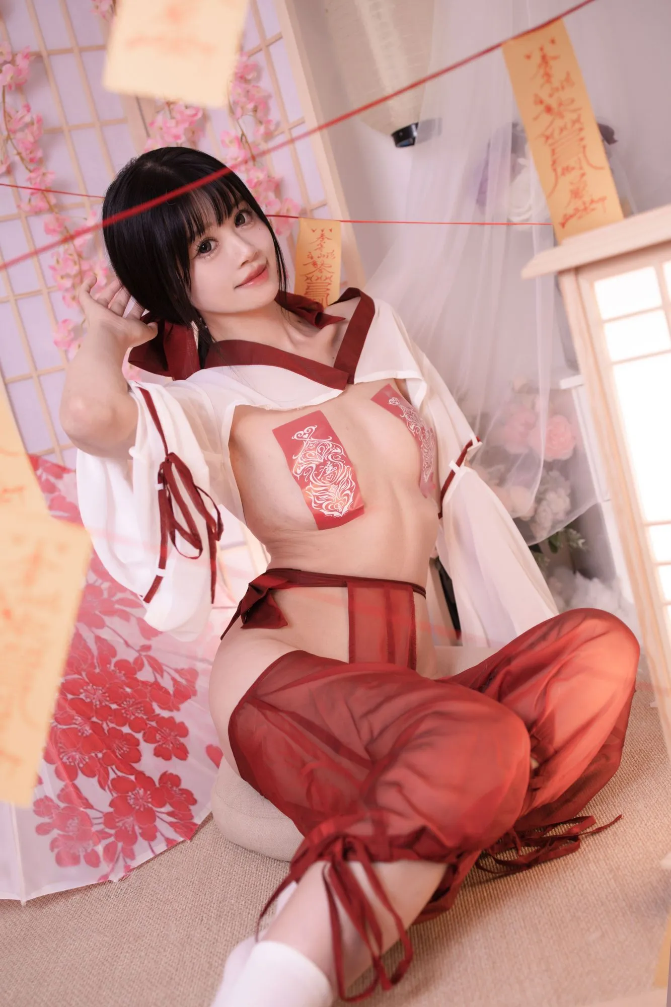 No.010 – 祈福巫女 [56P]-图妖社