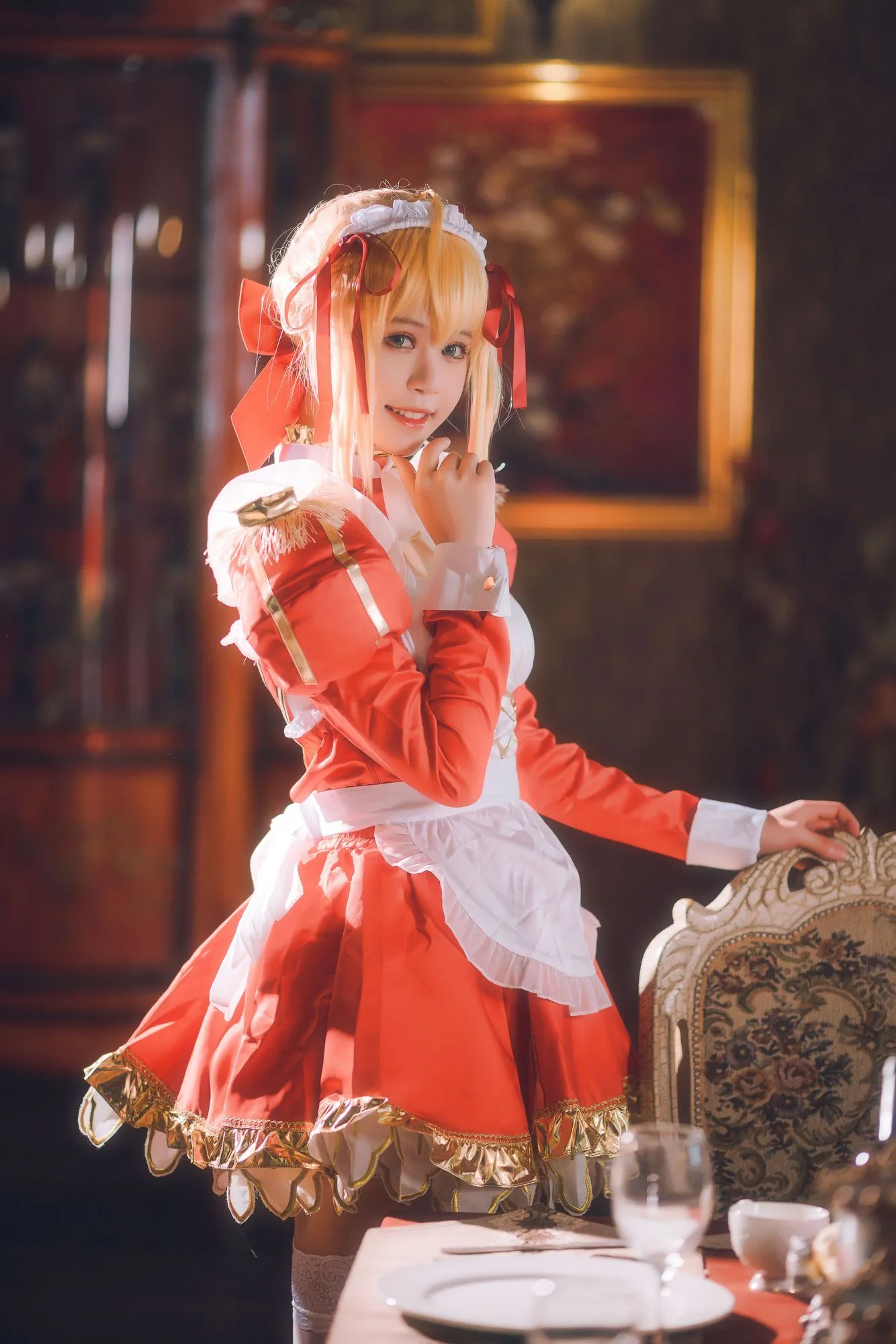 图片[2]-No.011 – FGO 尼禄女仆 [34P]-coswz-cos王者