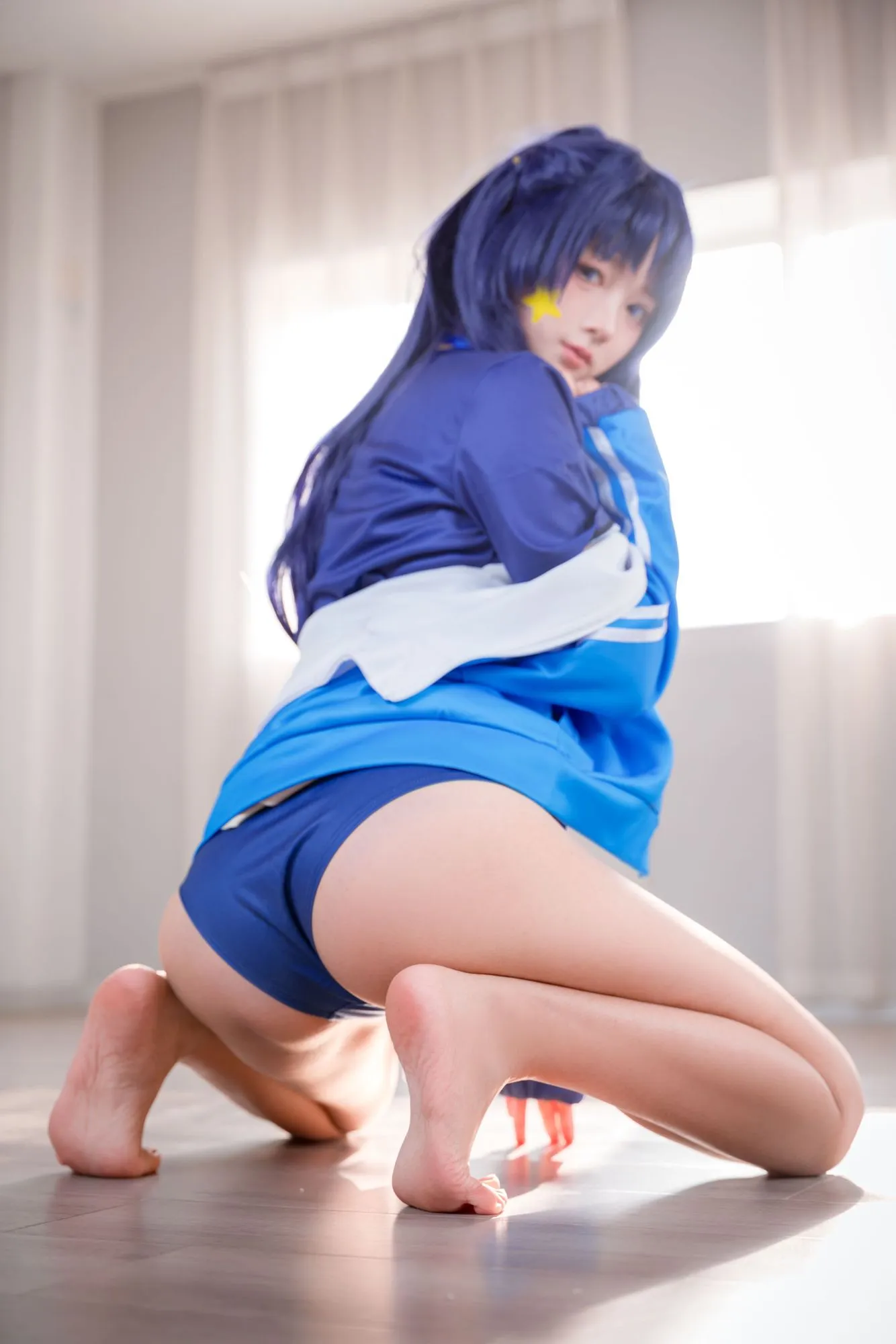 图片[2]-No.013 – 蔚蓝档案 早濑优香 体操服 [75P]-coswz-cos王者