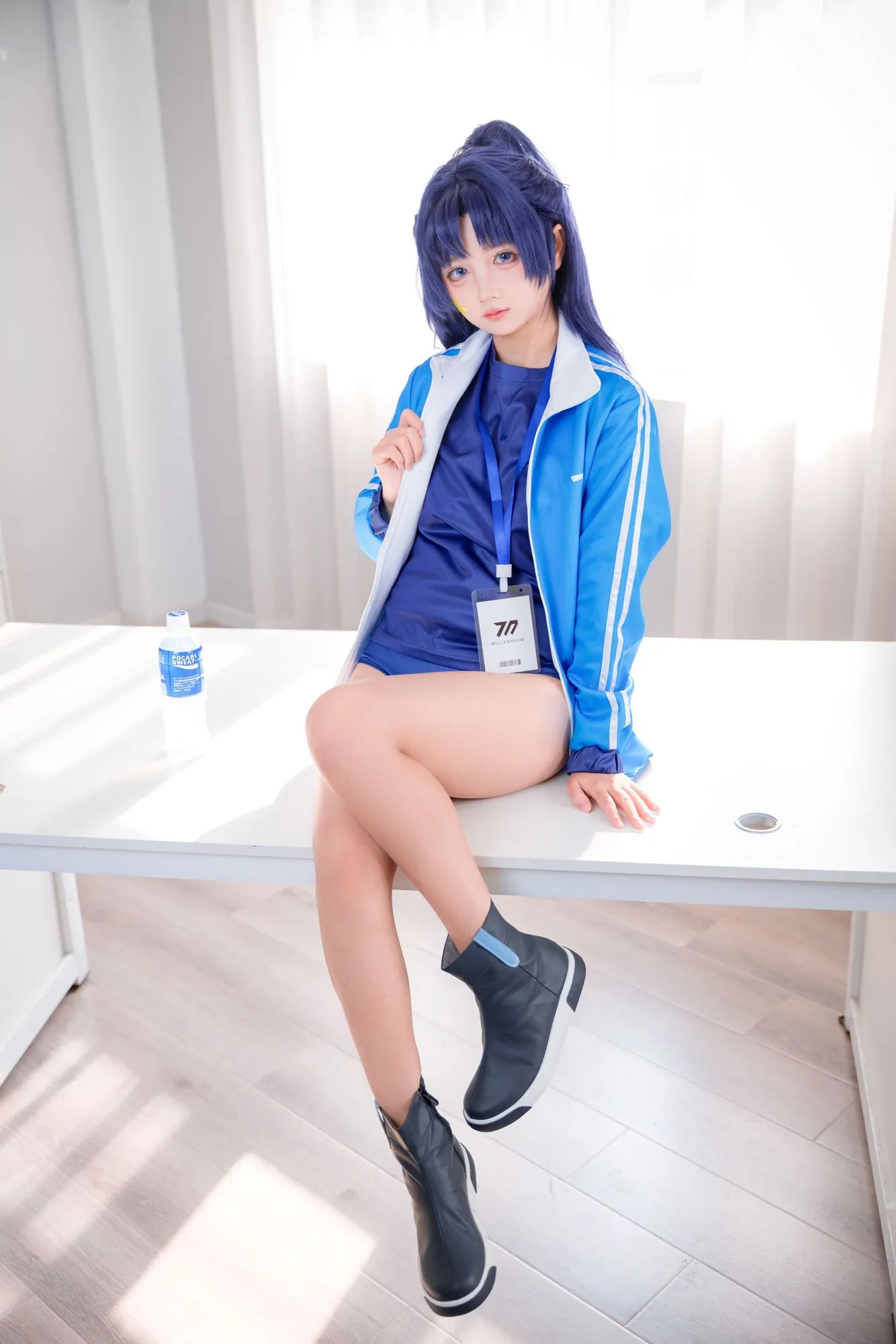 No.013 – 蔚蓝档案 早濑优香 体操服 [75P]-图妖社
