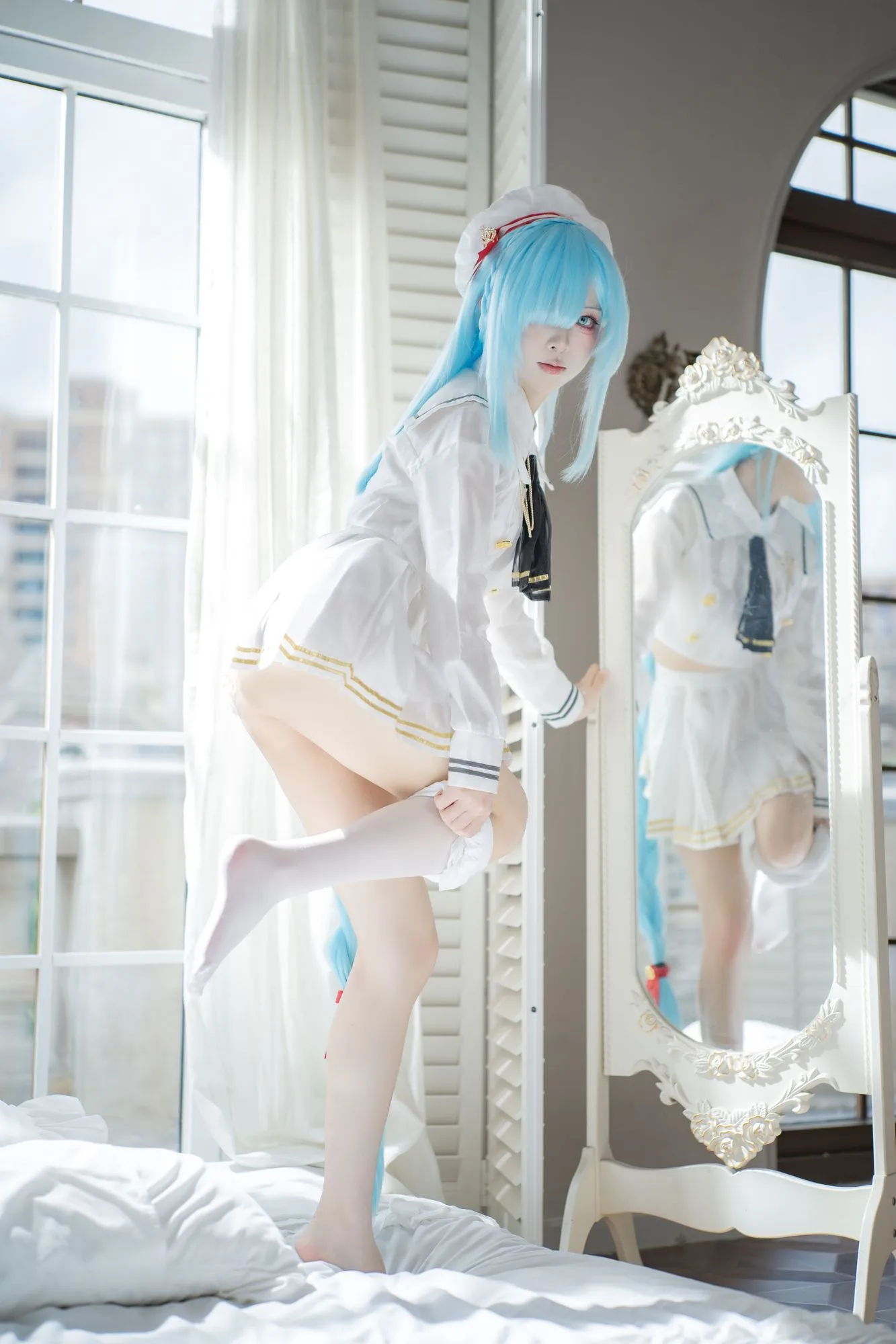 图片[3]-No.015 – 崩坏：星穹铁道 雅努斯水手服 [38P]-coswz-cos王者