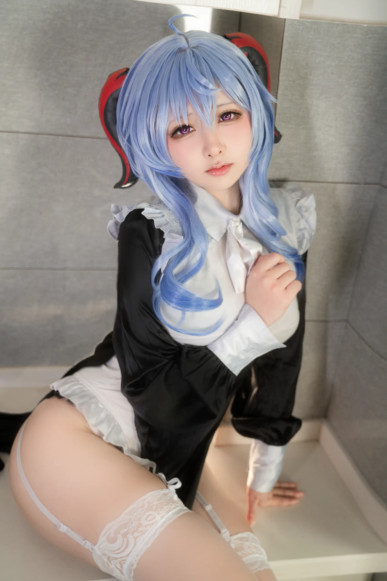 图片[3]-No.017 – 原神 甘雨修女 [25P]-coswz-cos王者