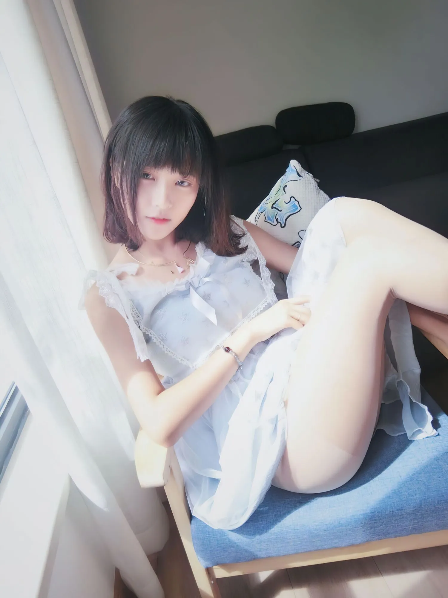 No.021 – 透纱蕾丝白袜 [28P]-图妖社
