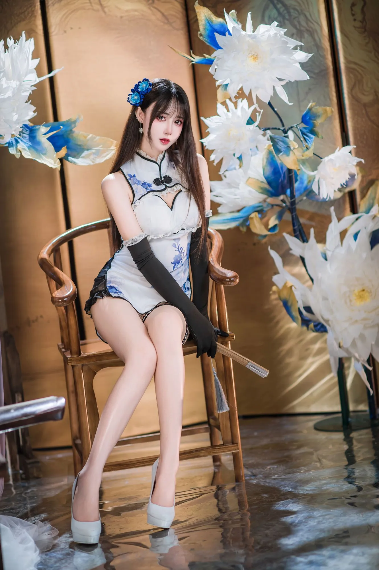 No.023 – 瓶儿 青花瓷旗袍 [25P]-图妖社