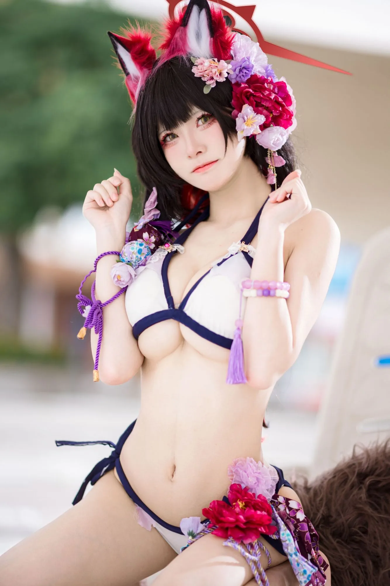 图片[5]-No.028 – 蔚蓝档案 狐坂若藻 泳装 [23P]-coswz-cos王者