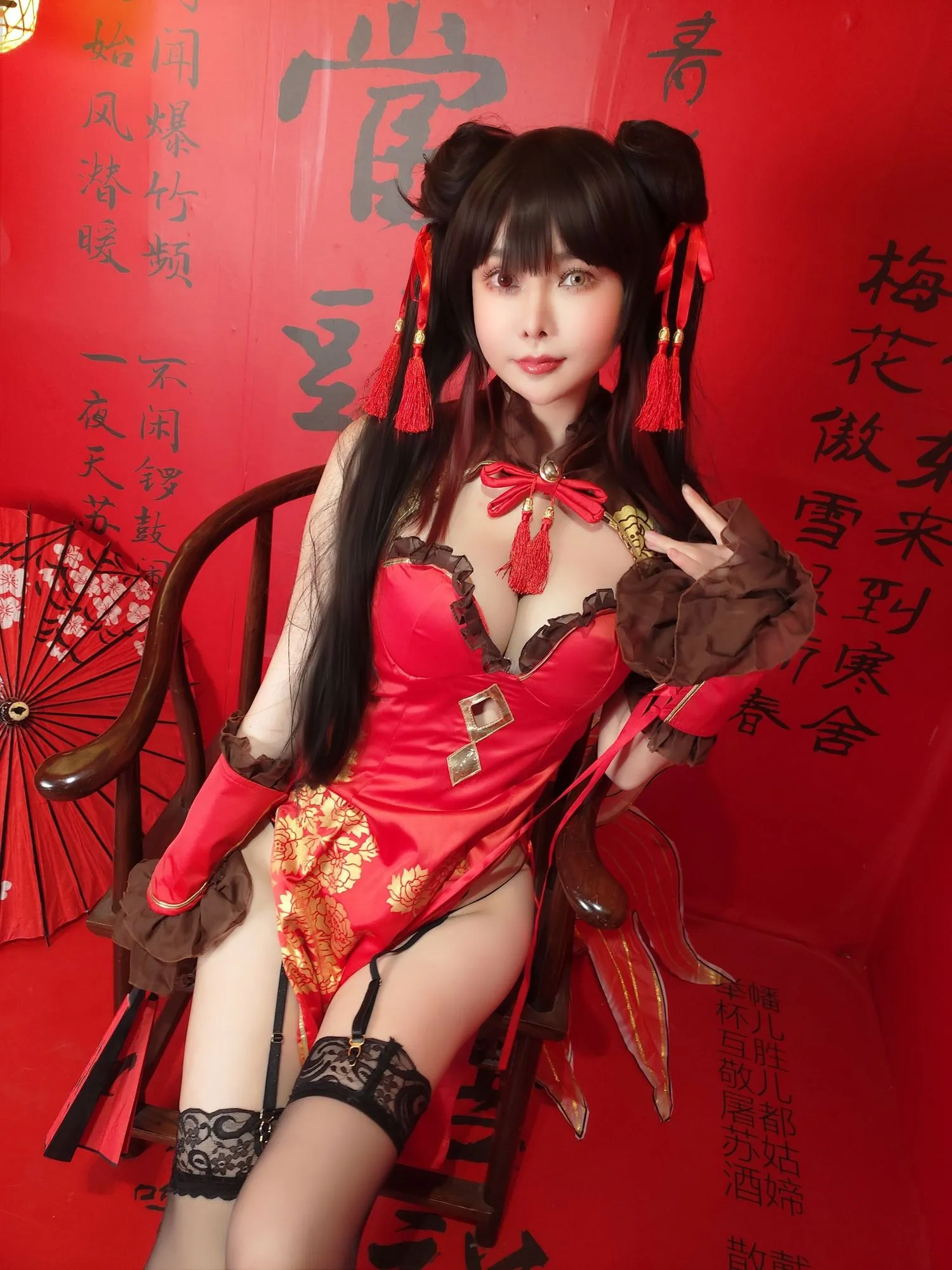 图片[2]-No.030 – 时崎狂三 旗袍 [25P 1V]-coswz-cos王者