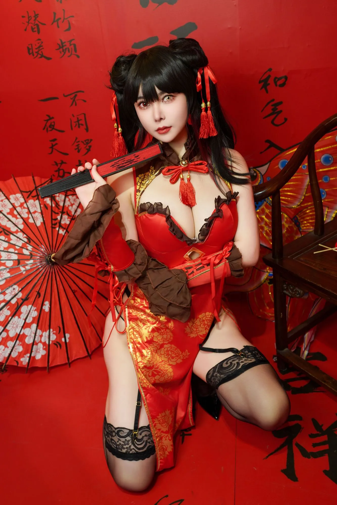 图片[3]-No.030 – 时崎狂三 旗袍 [25P 1V]-coswz-cos王者