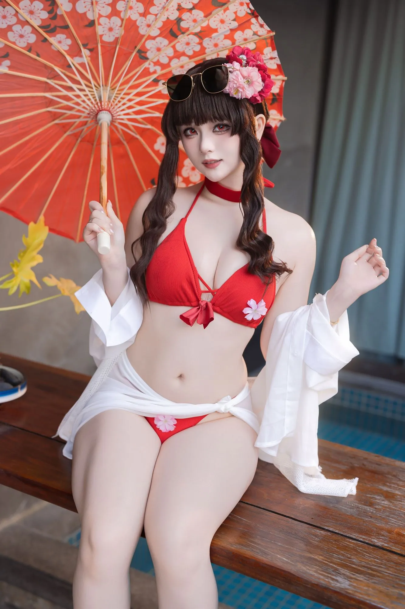 图片[4]-No.036 – 樱花泳装 [80P]-coswz-cos王者
