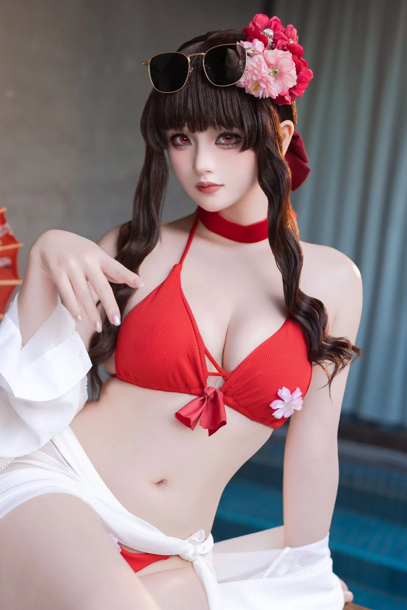 图片[3]-No.036 – 樱花泳装 [80P]-coswz-cos王者