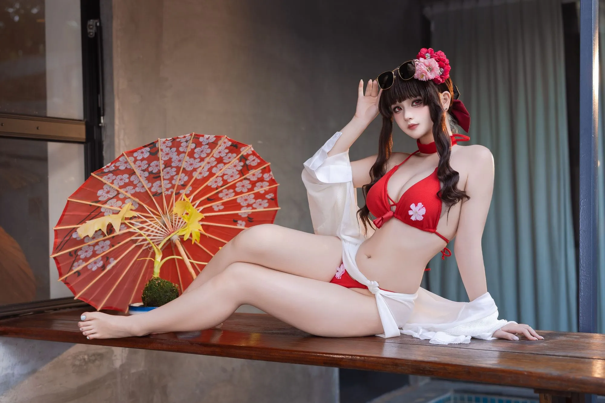 图片[2]-No.036 – 樱花泳装 [80P]-coswz-cos王者