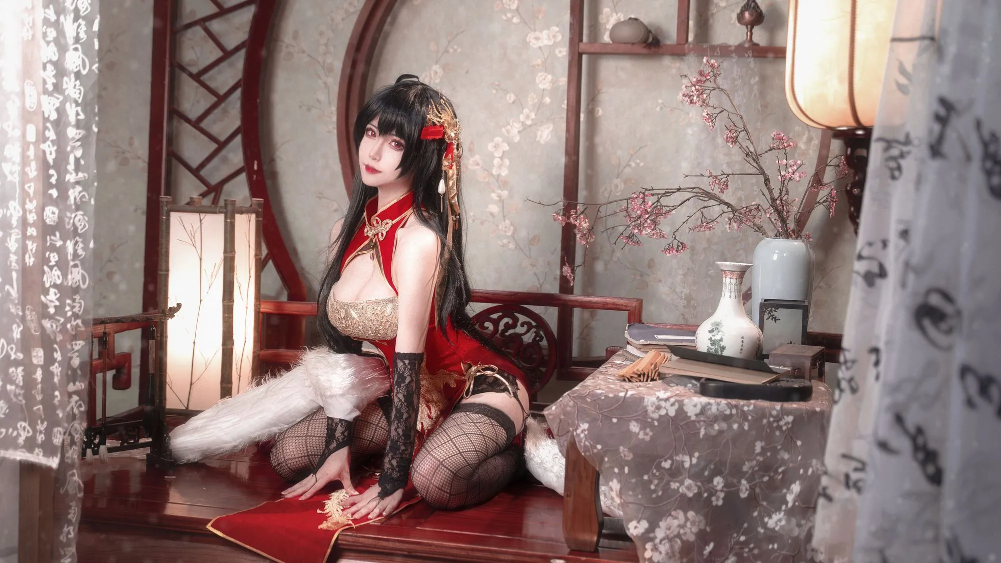 图片[2]-No.038 – 碧蓝航线 大凤旗袍 [14P]-coswz-cos王者