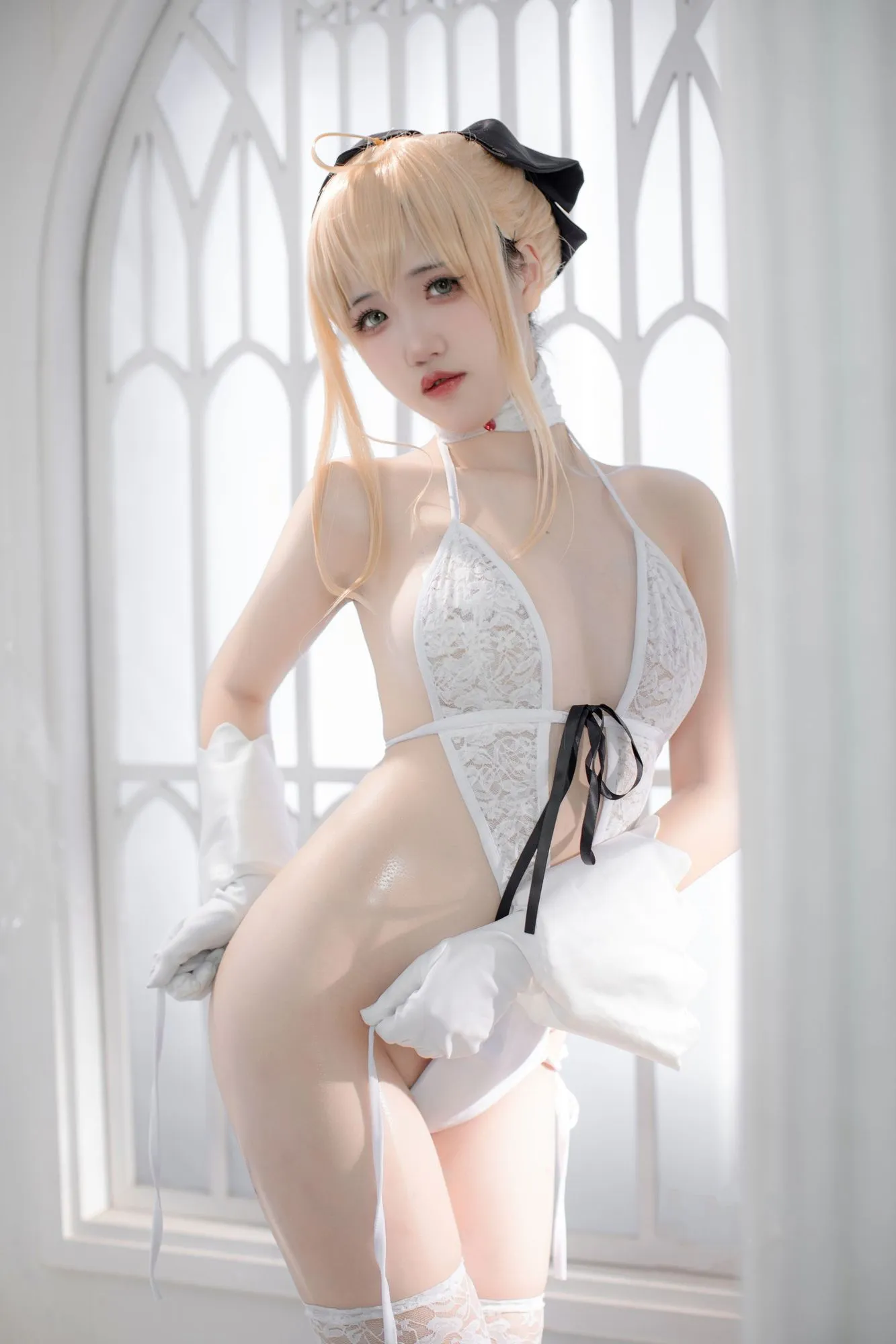 No.042 – Fate 白Saber [50P]-图妖社