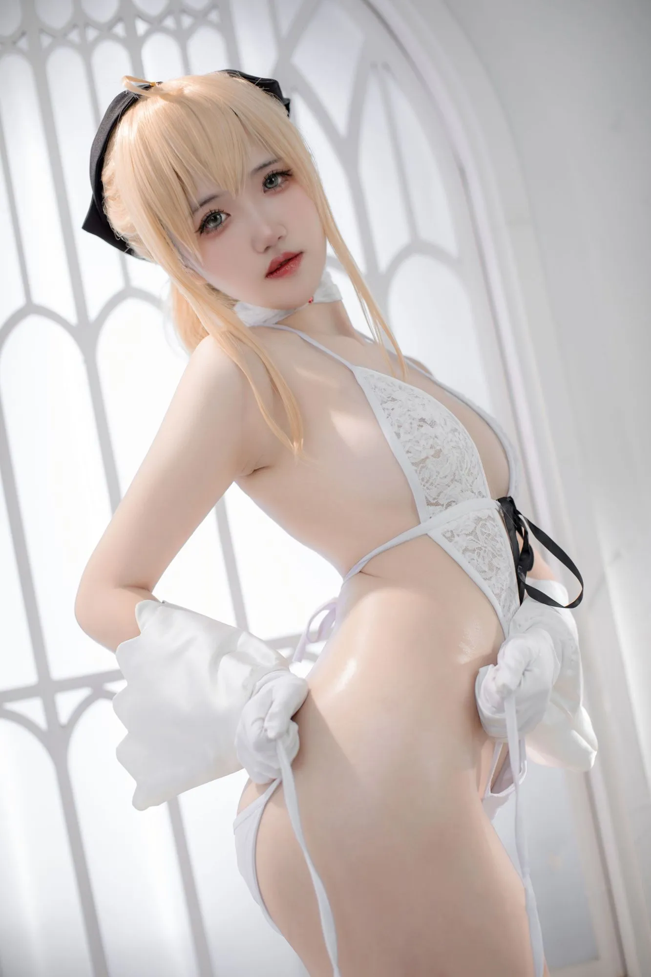 图片[2]-No.042 – Fate 白Saber [50P]-coswz-cos王者