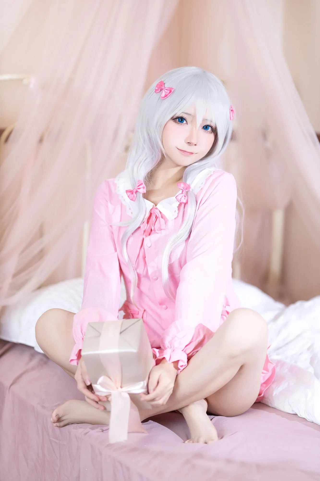 No.052 – 纱雾 埃罗芒睡衣 [27P]-图妖社