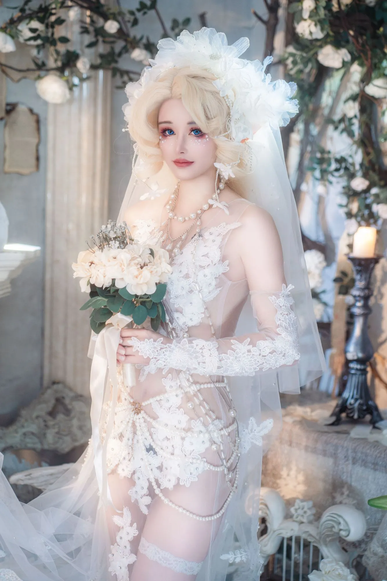 图片[3]-No.053 – 妖精の花嫁 [71P 1V]-coswz-cos王者