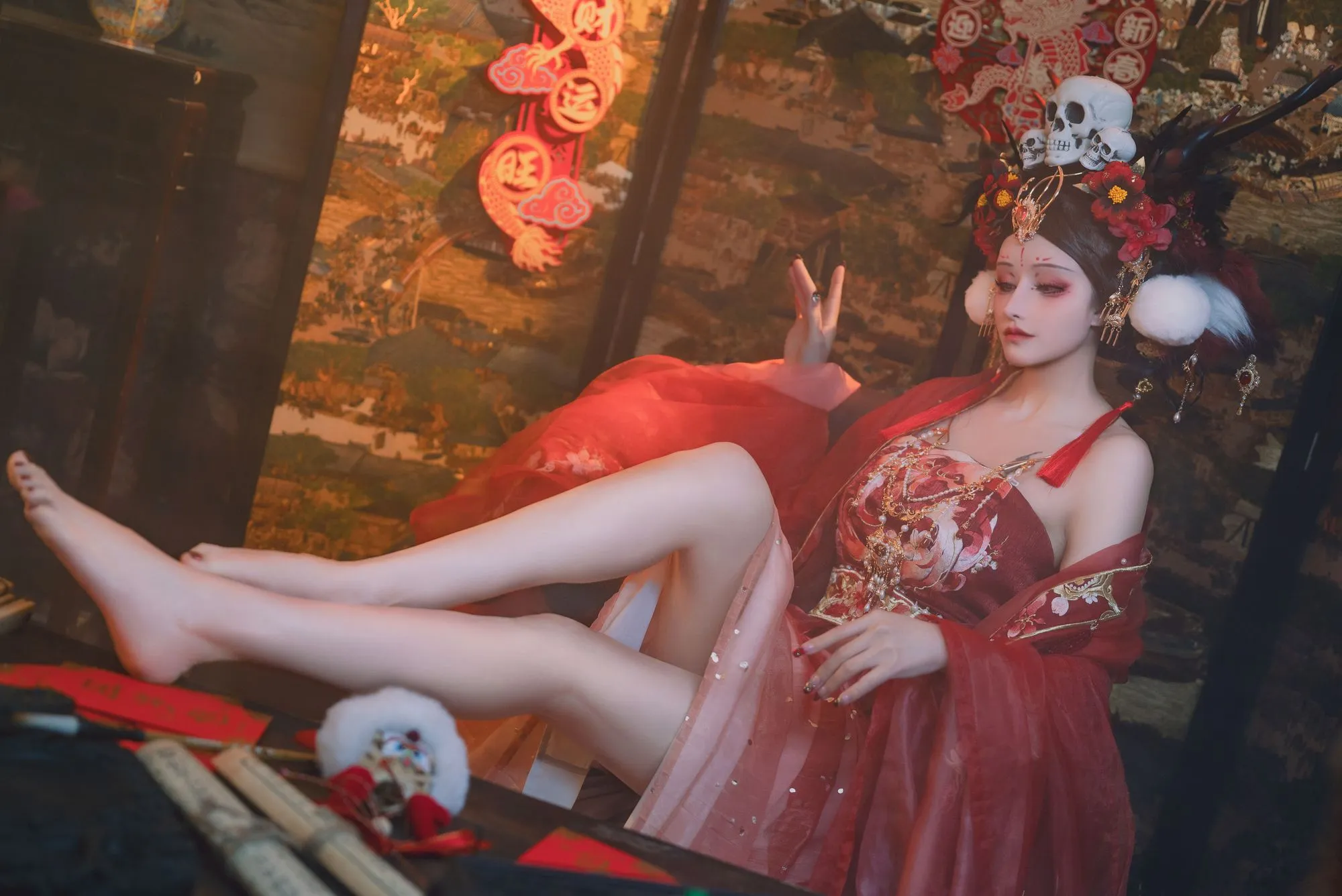 图片[2]-No.054 – 闯进我家的凶凶年兽 [214P 2V]-coswz-cos王者