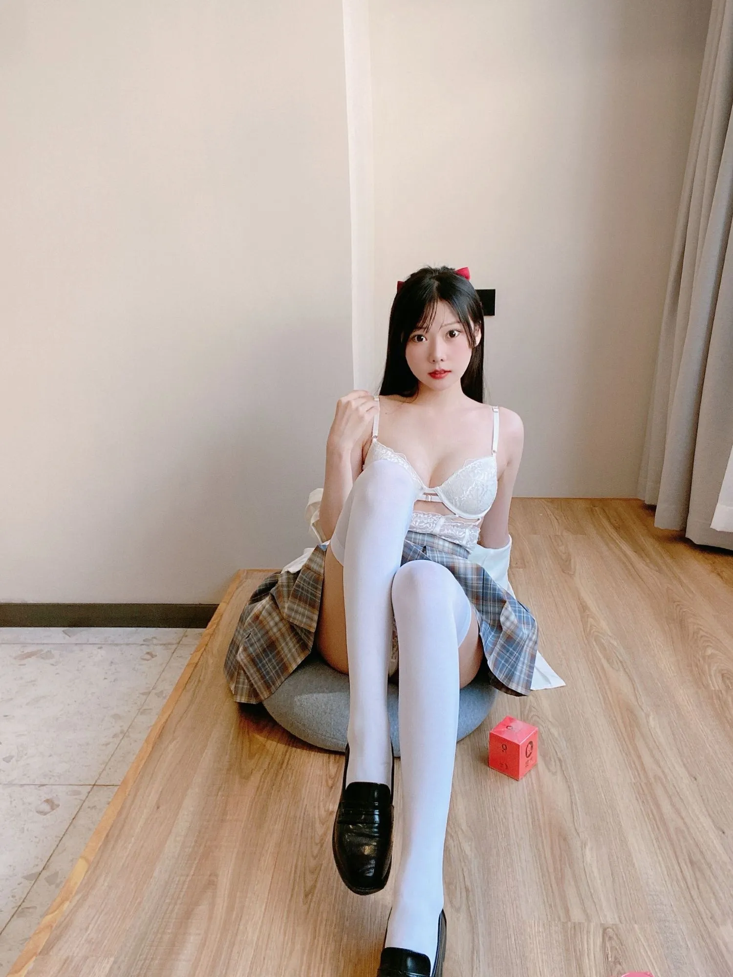 图片[5]-No.065 – 大象 JK格子裙 [30P]-coswz-cos王者