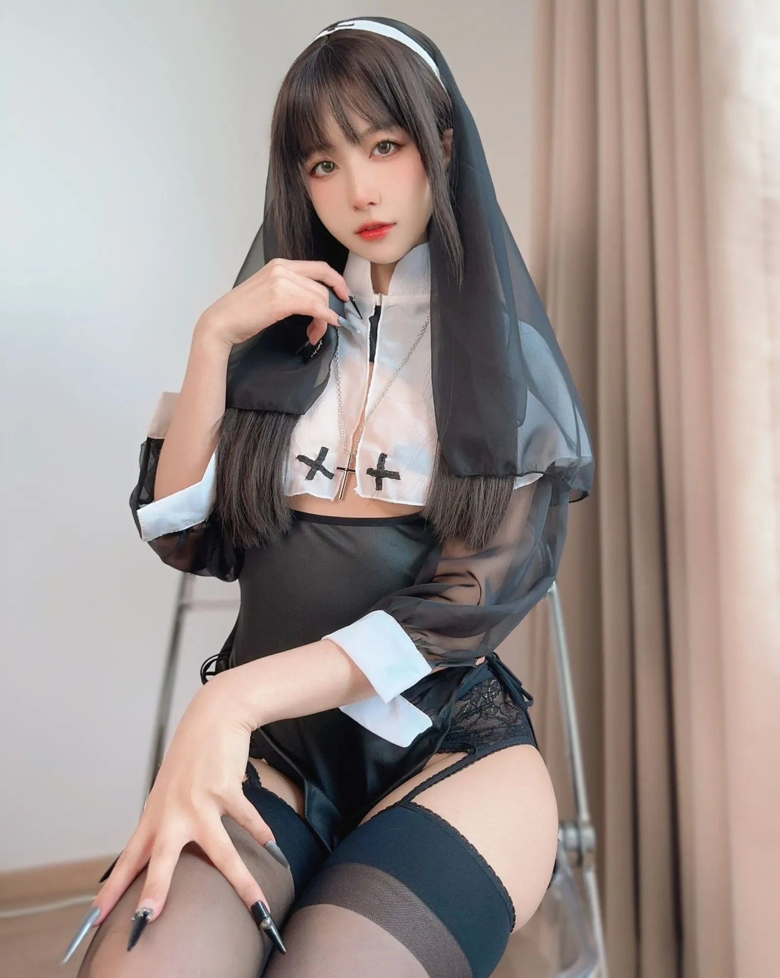 图片[4]-No.078 – 珍珠祷告 [111P 7V]-coswz-cos王者