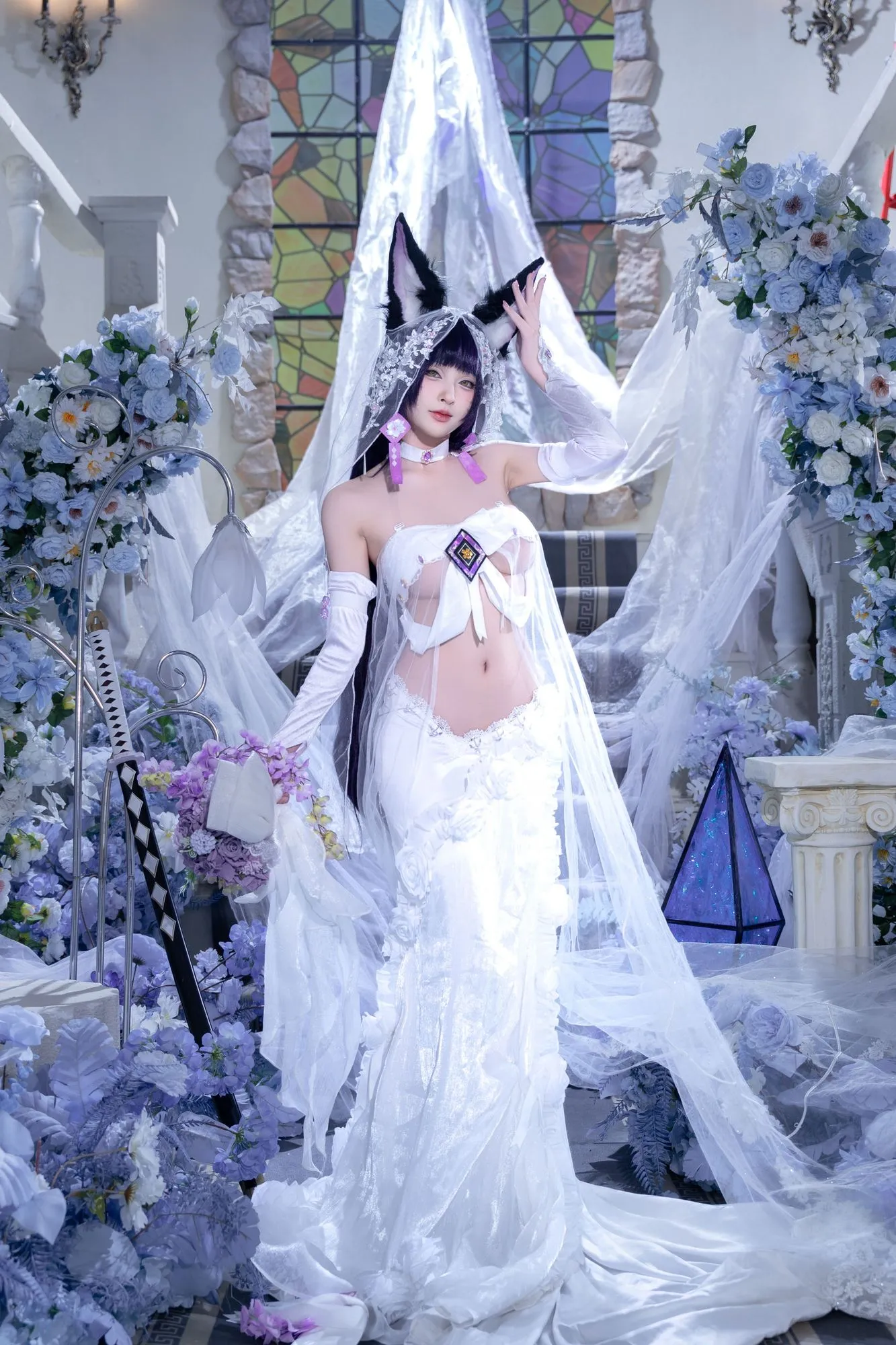 图片[3]-No.079 – 碧蓝航线 武藏紫藤花 [51P 1V]-coswz-cos王者