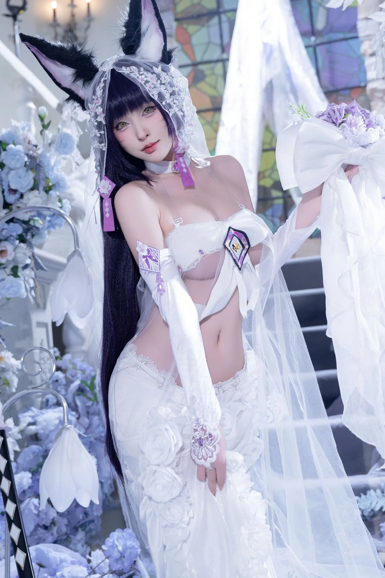 图片[2]-No.079 – 碧蓝航线 武藏紫藤花 [51P 1V]-coswz-cos王者