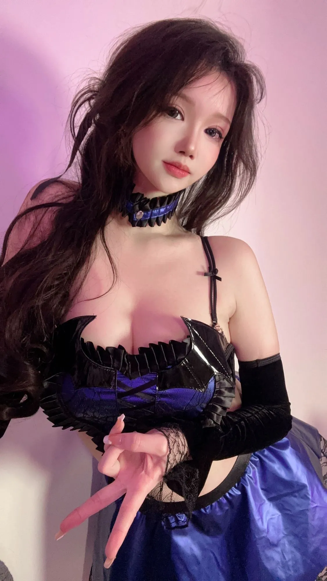 图片[6]-No.081 – 蓝色蕾丝短裙 [53P 1V]-coswz-cos王者