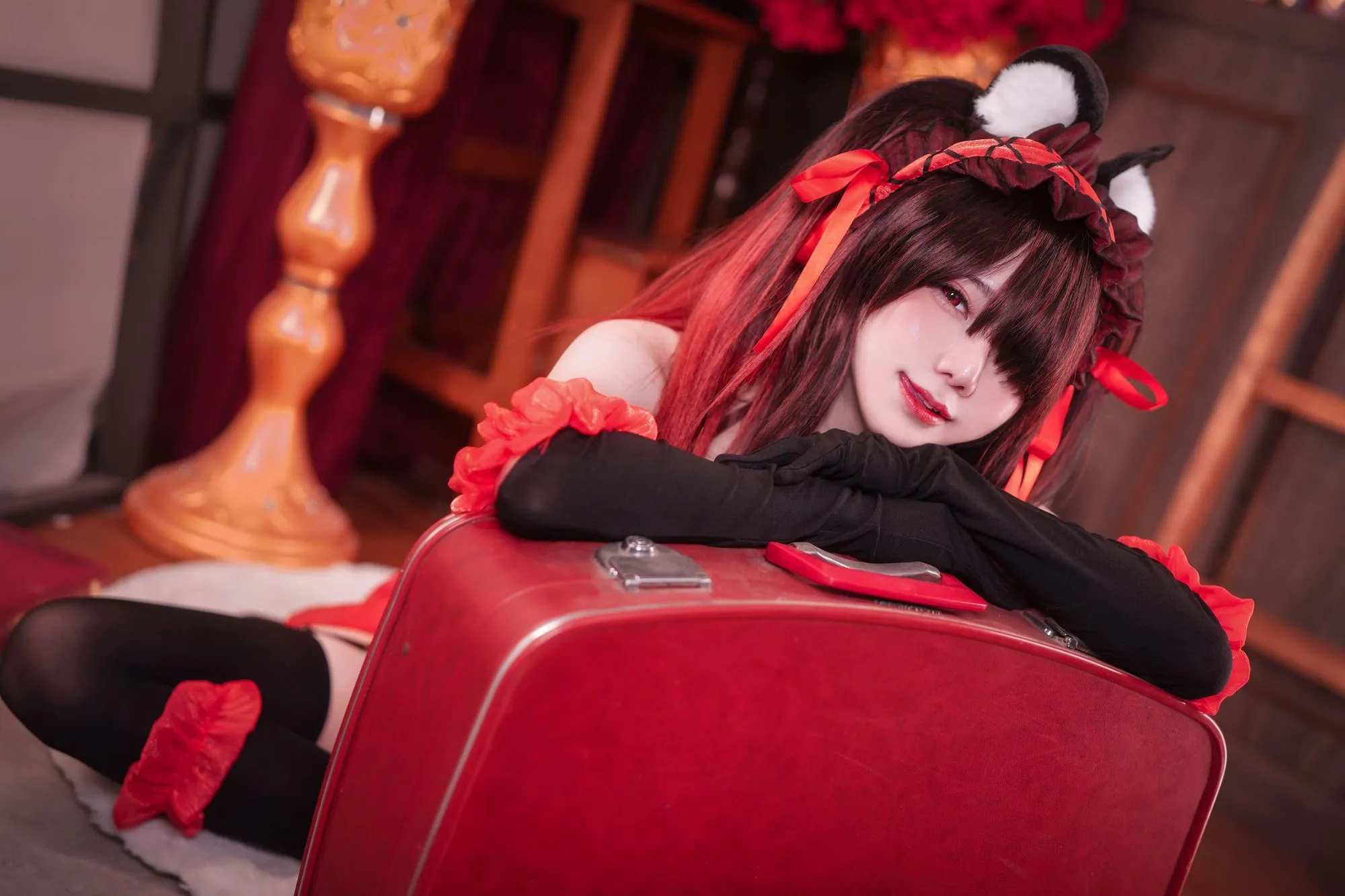 图片[5]-No.085 – Kurumi Cat Bunny Girl [22P]-coswz-cos王者
