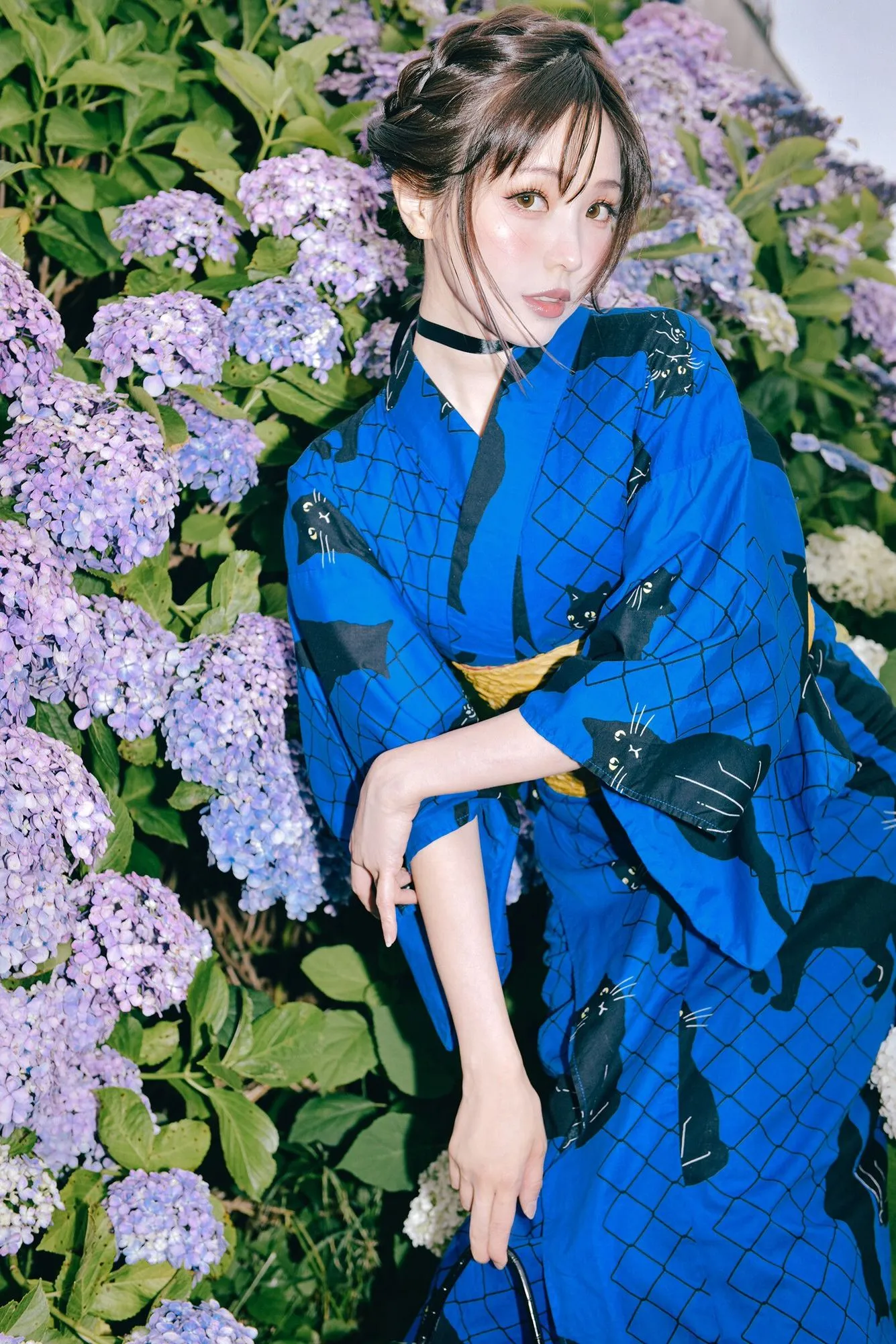 图片[3]-No.113 – Rainy Season Black Cat [38P 4V]-coswz-cos王者