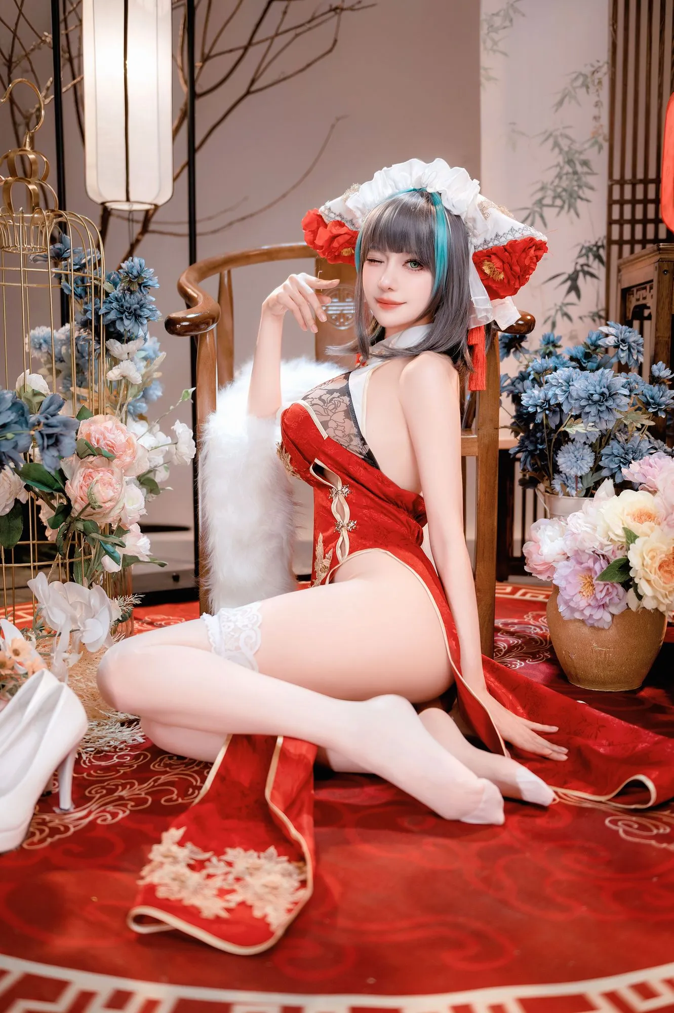 图片[3]-No.125 – 碧蓝航线 新年柴郡 [16P]-coswz-cos王者
