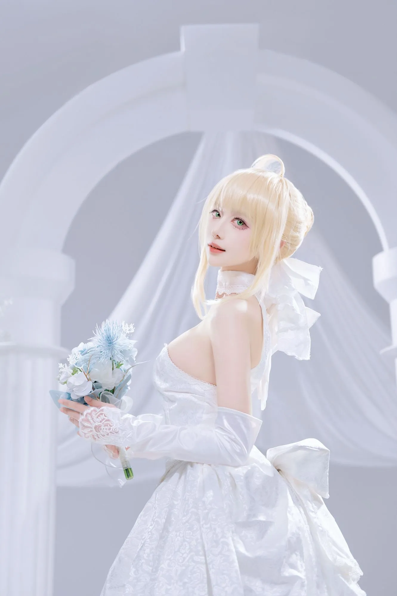 图片[3]-No.127 – FGO Saber花嫁 [22P]-coswz-cos王者