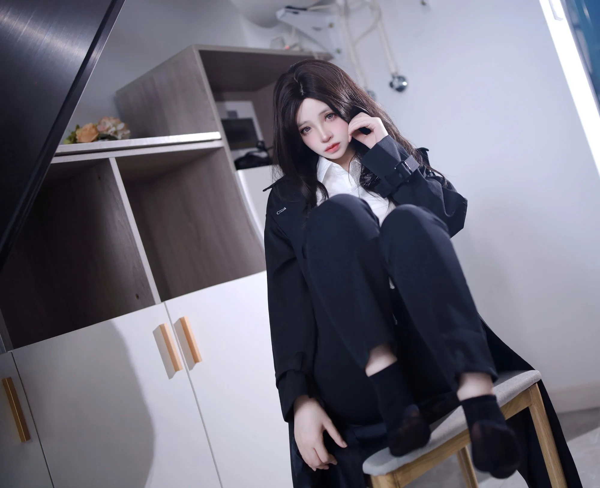 图片[4]-No.129 – 少女衣橱 西装裤 [44P]-coswz-cos王者