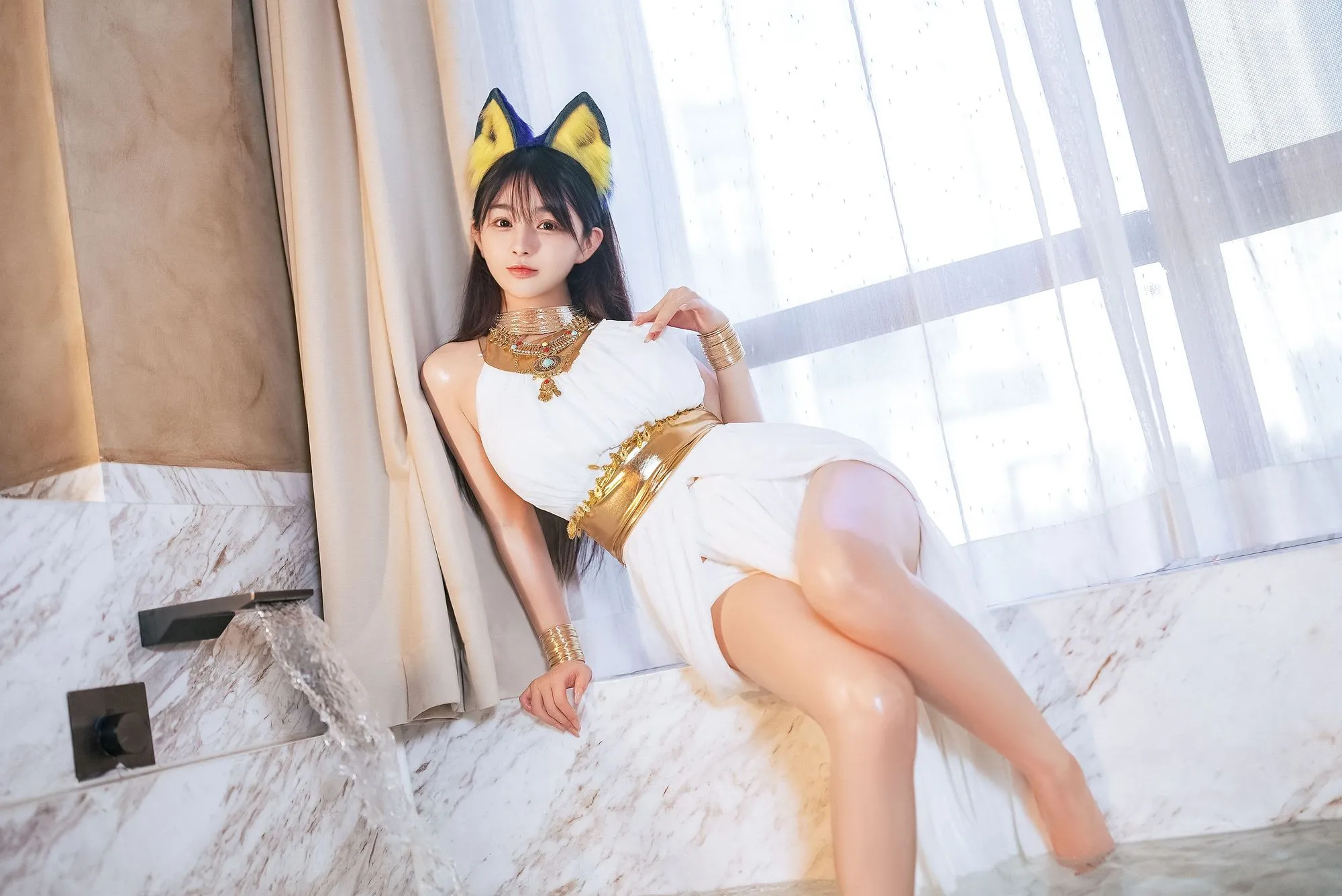 No.157 – 白色猫娘 [132P]-图妖社
