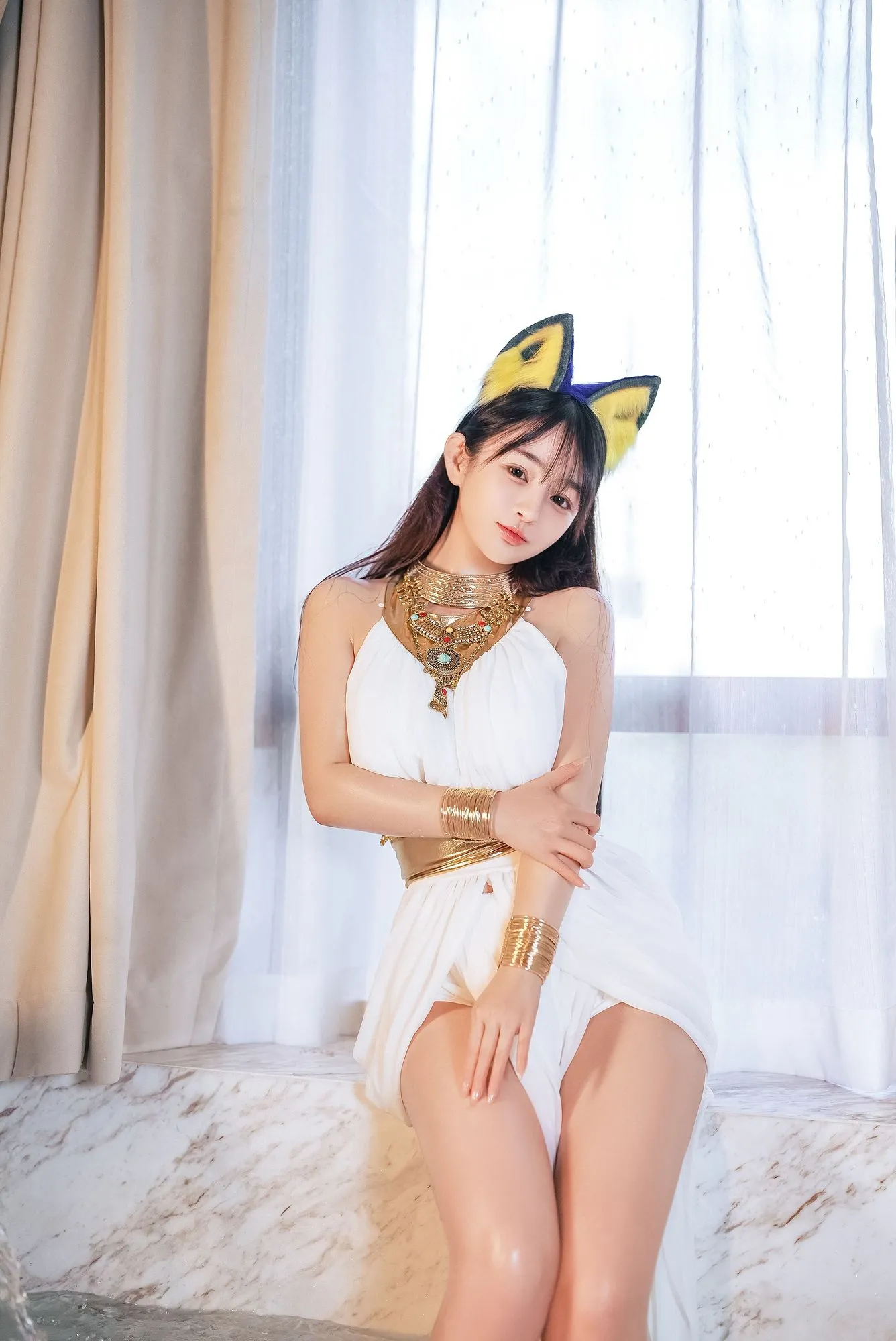 图片[3]-No.157 – 白色猫娘 [132P]-coswz-cos王者