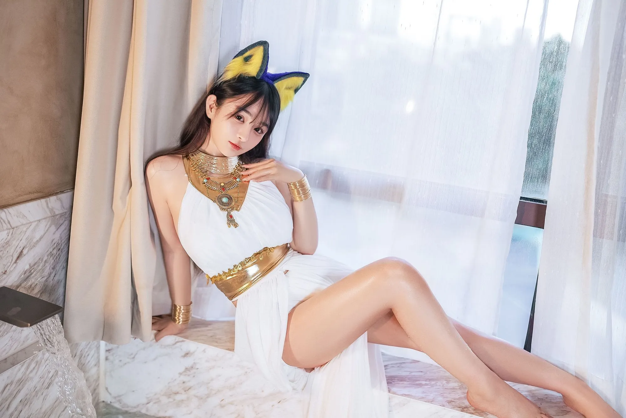 图片[5]-No.157 – 白色猫娘 [132P]-coswz-cos王者