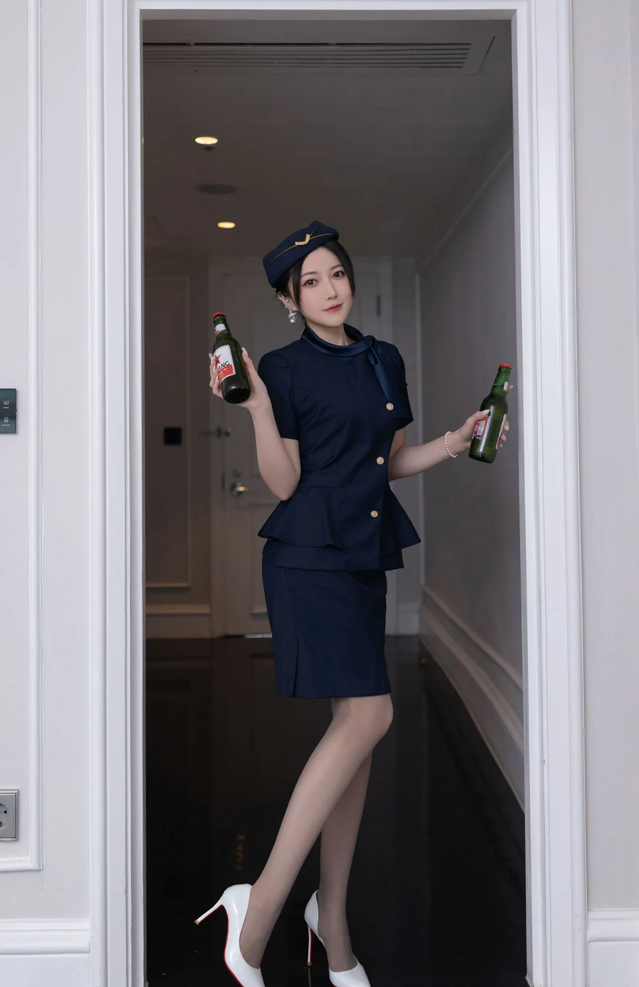 图片[4]-No.182 – 空姐制服 [120P]-coswz-cos王者