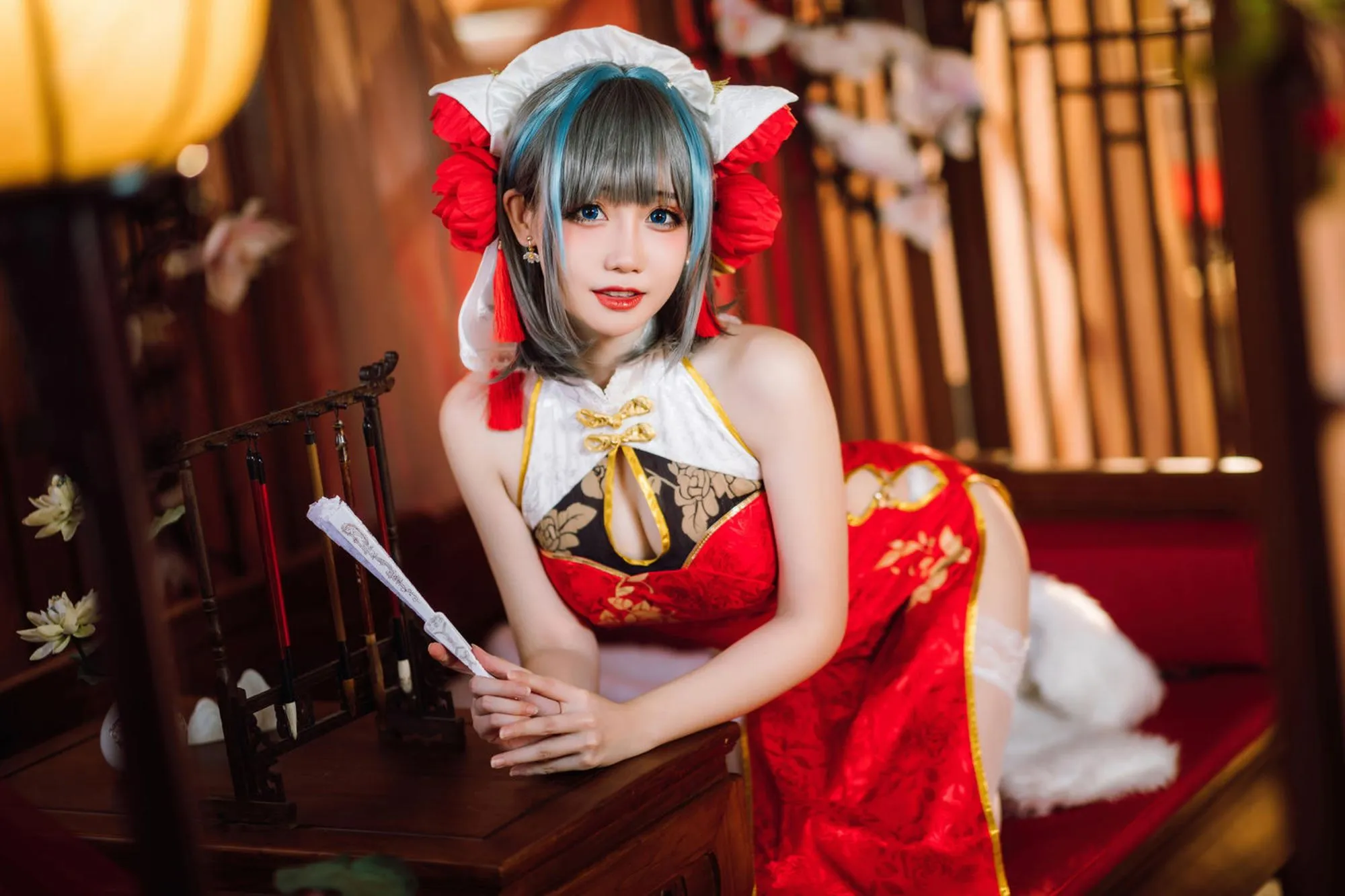 图片[4]-No.050 – 碧蓝航线 柴郡旗袍 [29P]-coswz-cos王者
